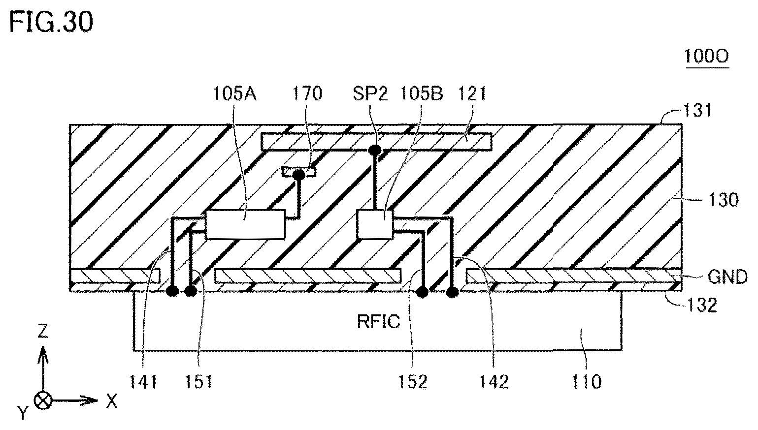 Patent US12126070 Figure 20 – Antenna module and communication device equipped with the same