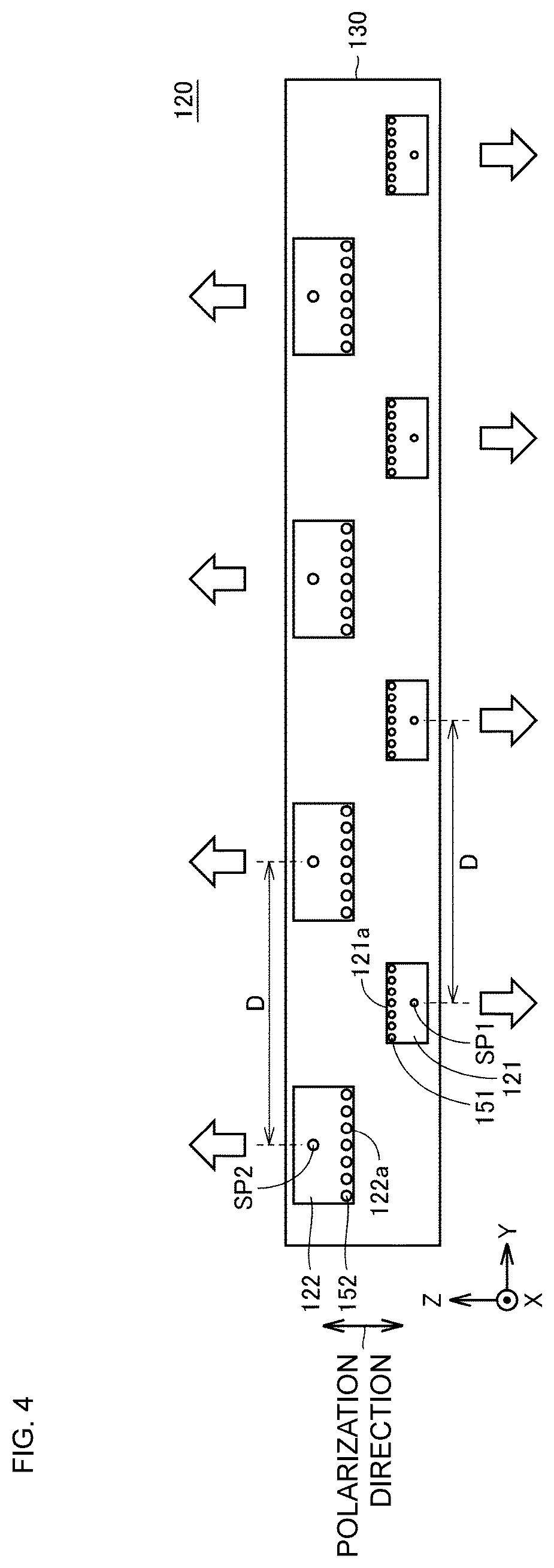 Patent US12126089 Figure 3 – Antenna device, antenna module, and communication device