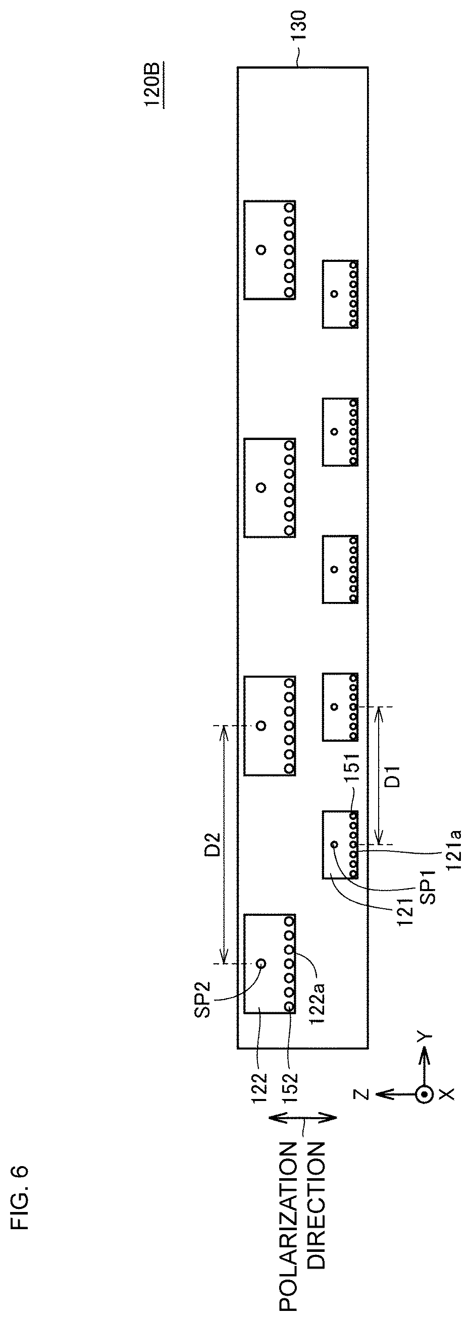 Patent US12126089 Figure 5 – Antenna device, antenna module, and communication device