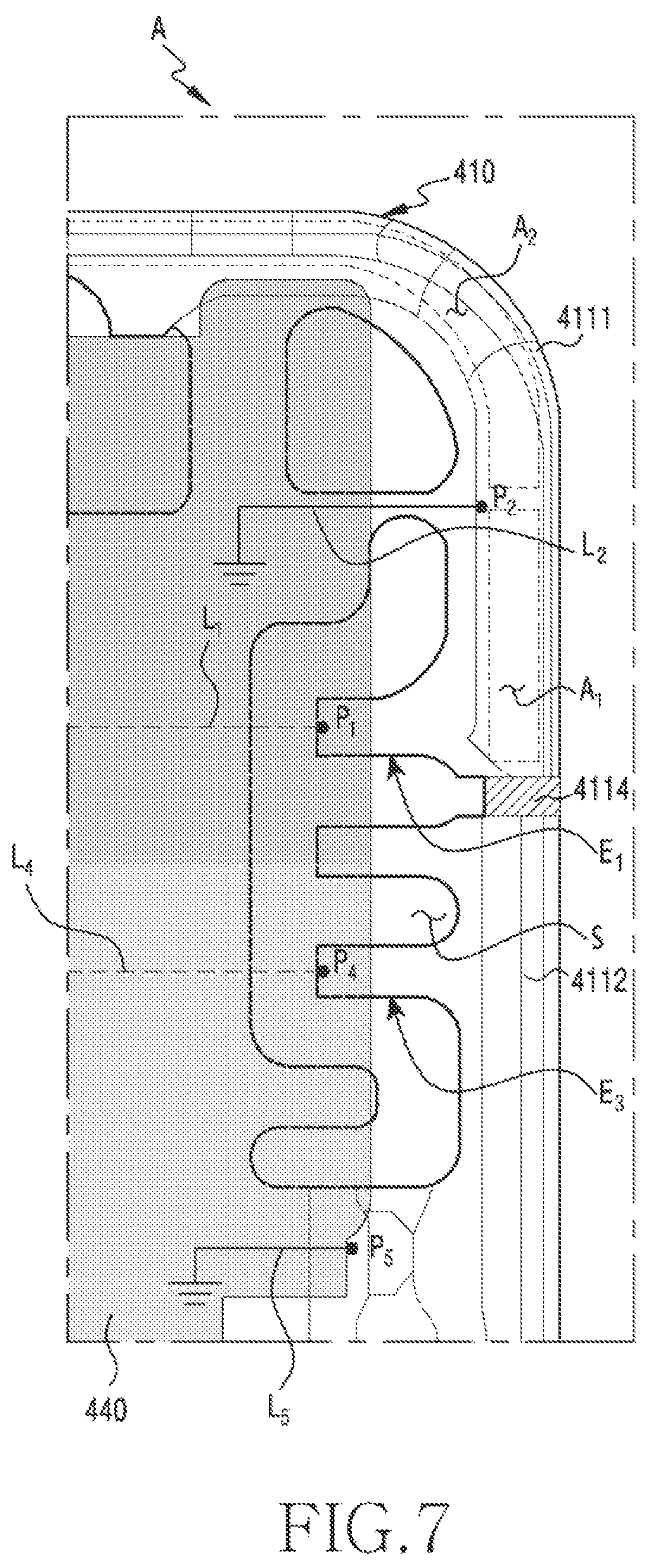 Patent US12126095 Figure 9 – Electronic device comprising antenna
