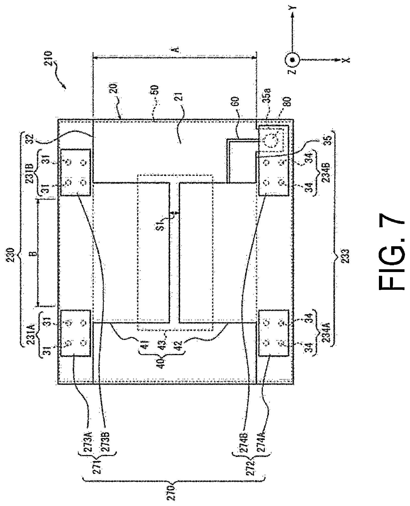 Patent US12126097 Figure 7 – Antenna, wireless communication module, and wireless communication device