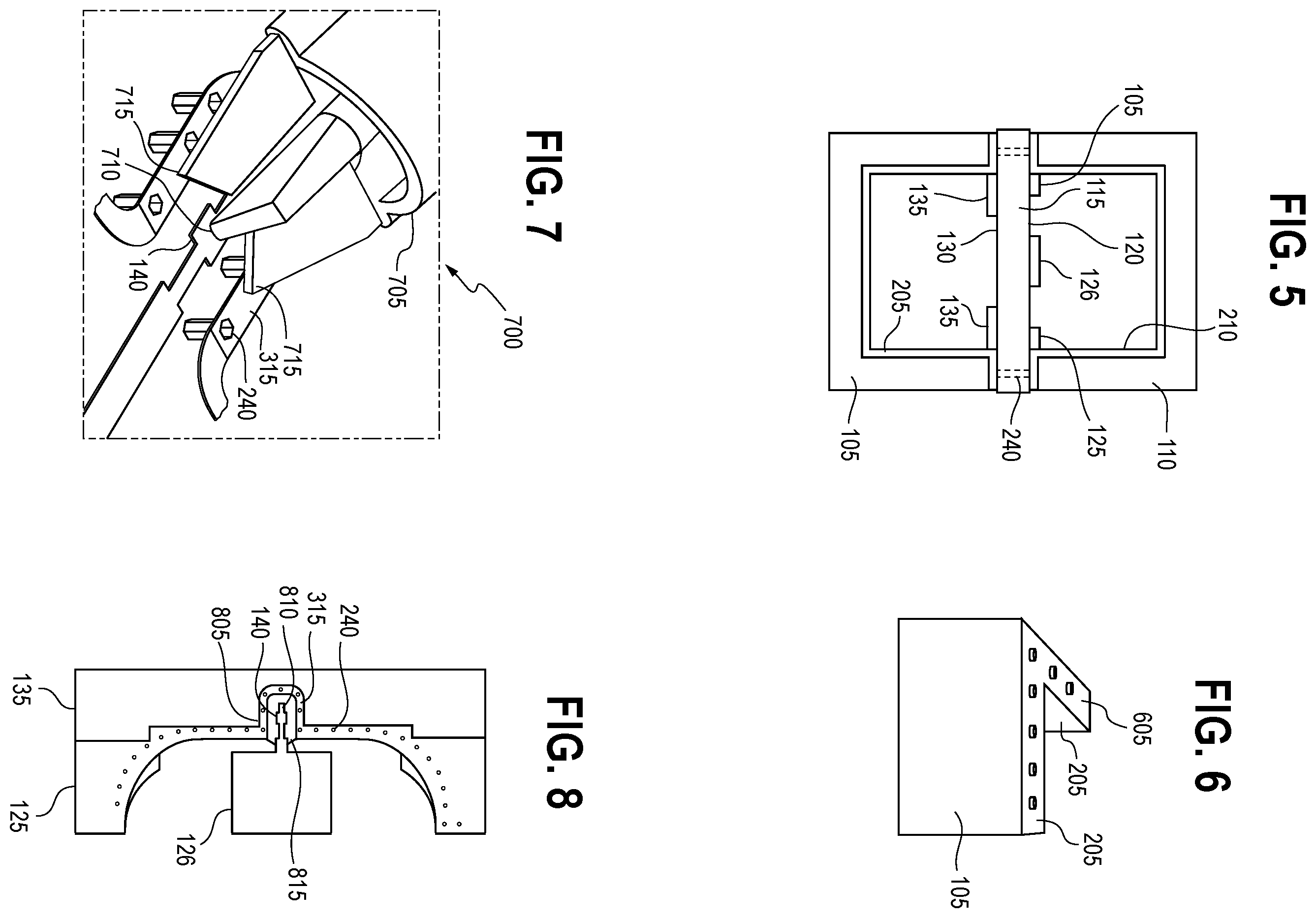 Patent US12126098 Figure 5 – RF modules with an enclosure having a micromachined interior using semiconductor fabrication