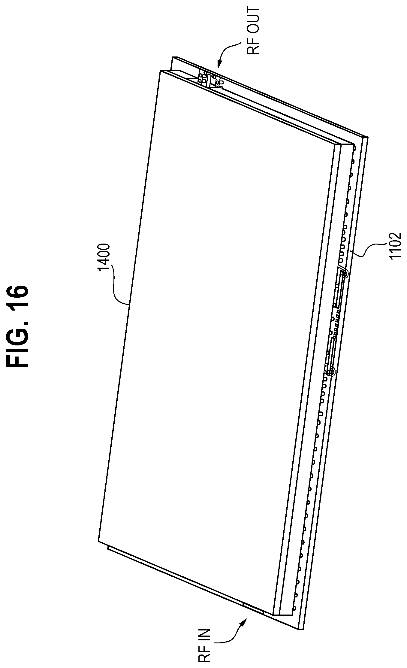 Patent US12126098 Figure 14 – RF modules with an enclosure having a micromachined interior using semiconductor fabrication