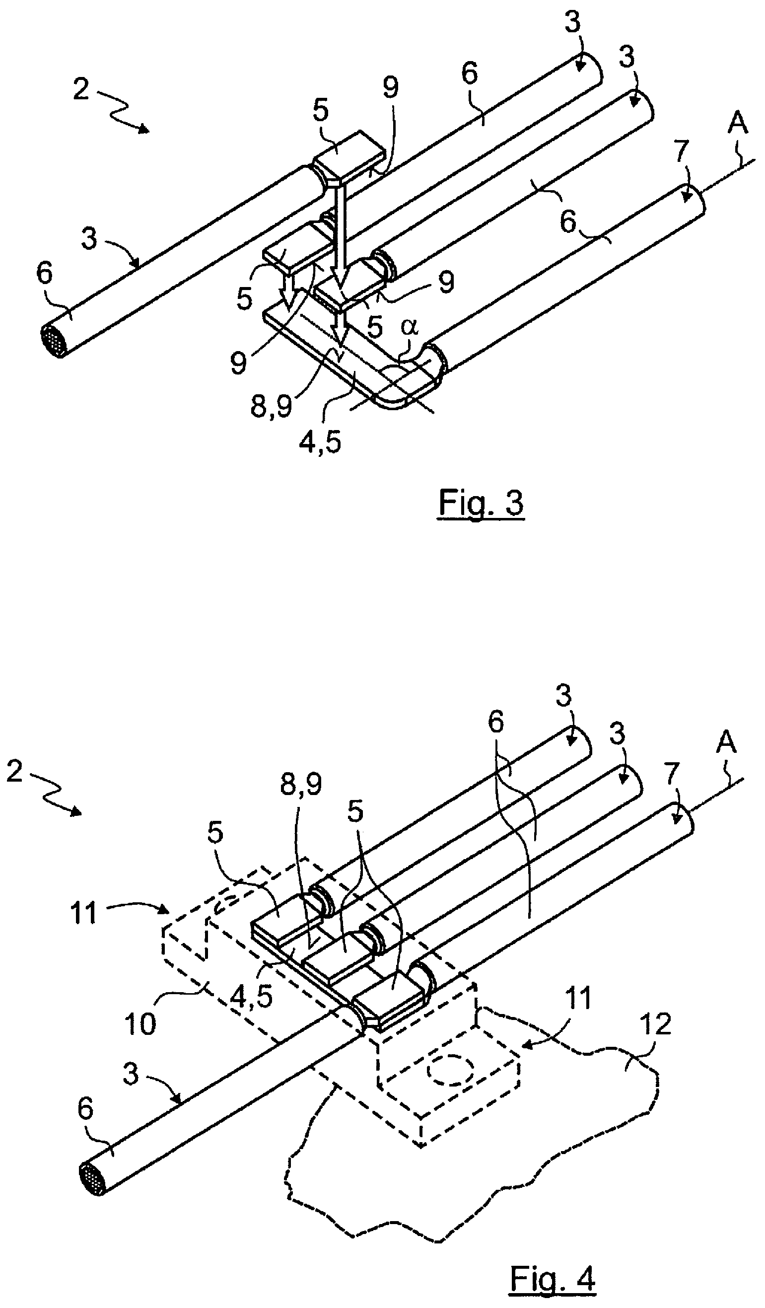 Patent US12126101 Figure 2 – Cable assembly and method for producing an electric and mechanical connection