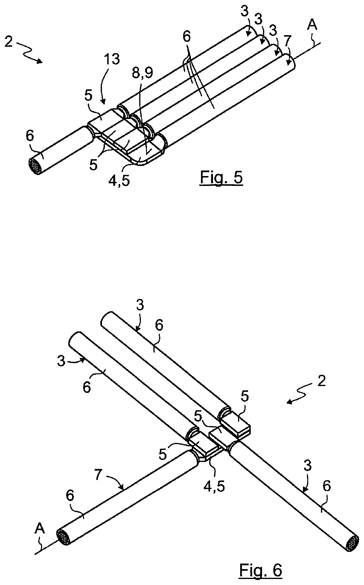 Patent US12126101 Figure 3 – Cable assembly and method for producing an electric and mechanical connection