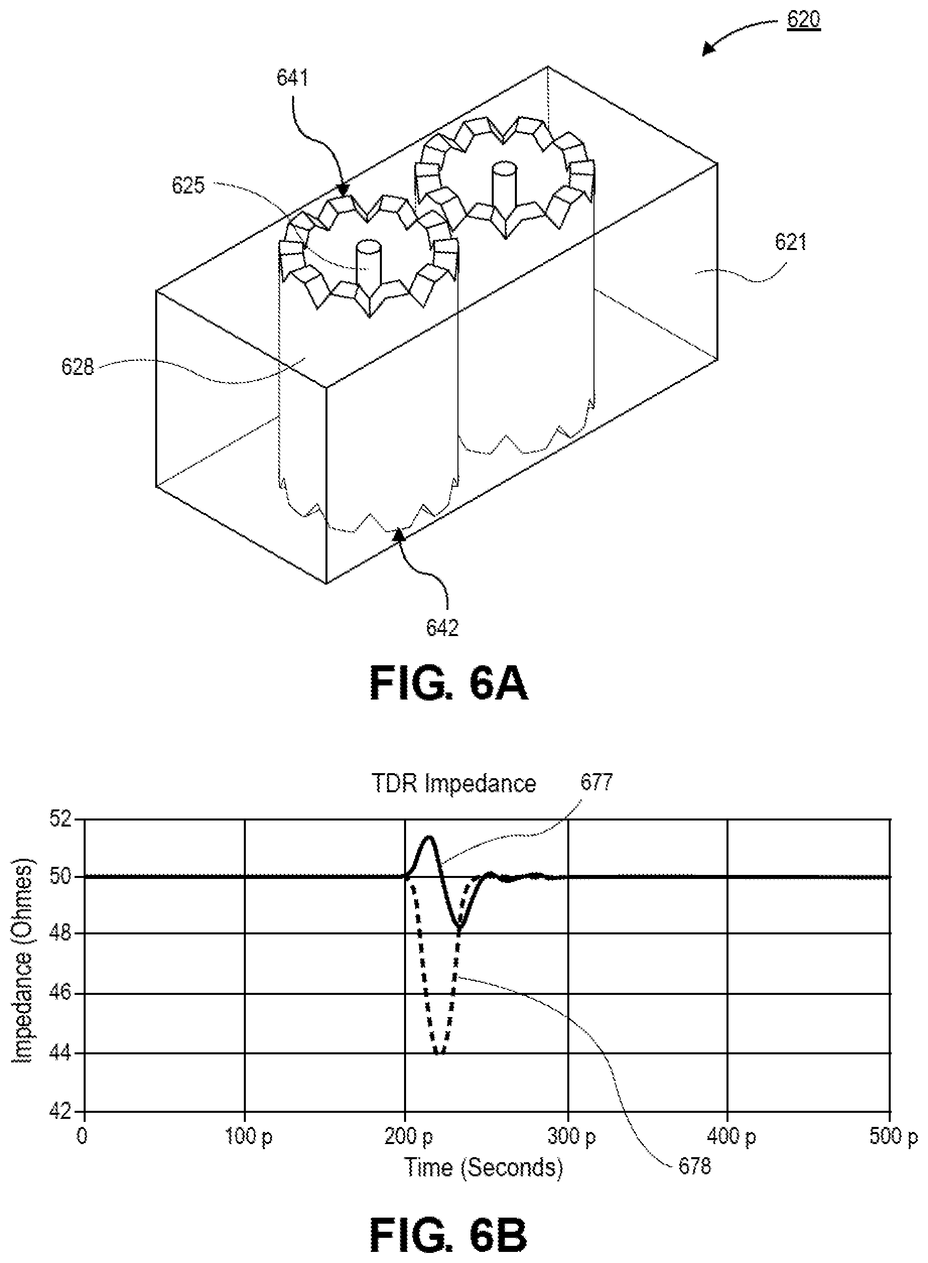 Patent US12126103 Figure 4 – Coaxial transmission line SLI socket designs for 224GBS and beyond