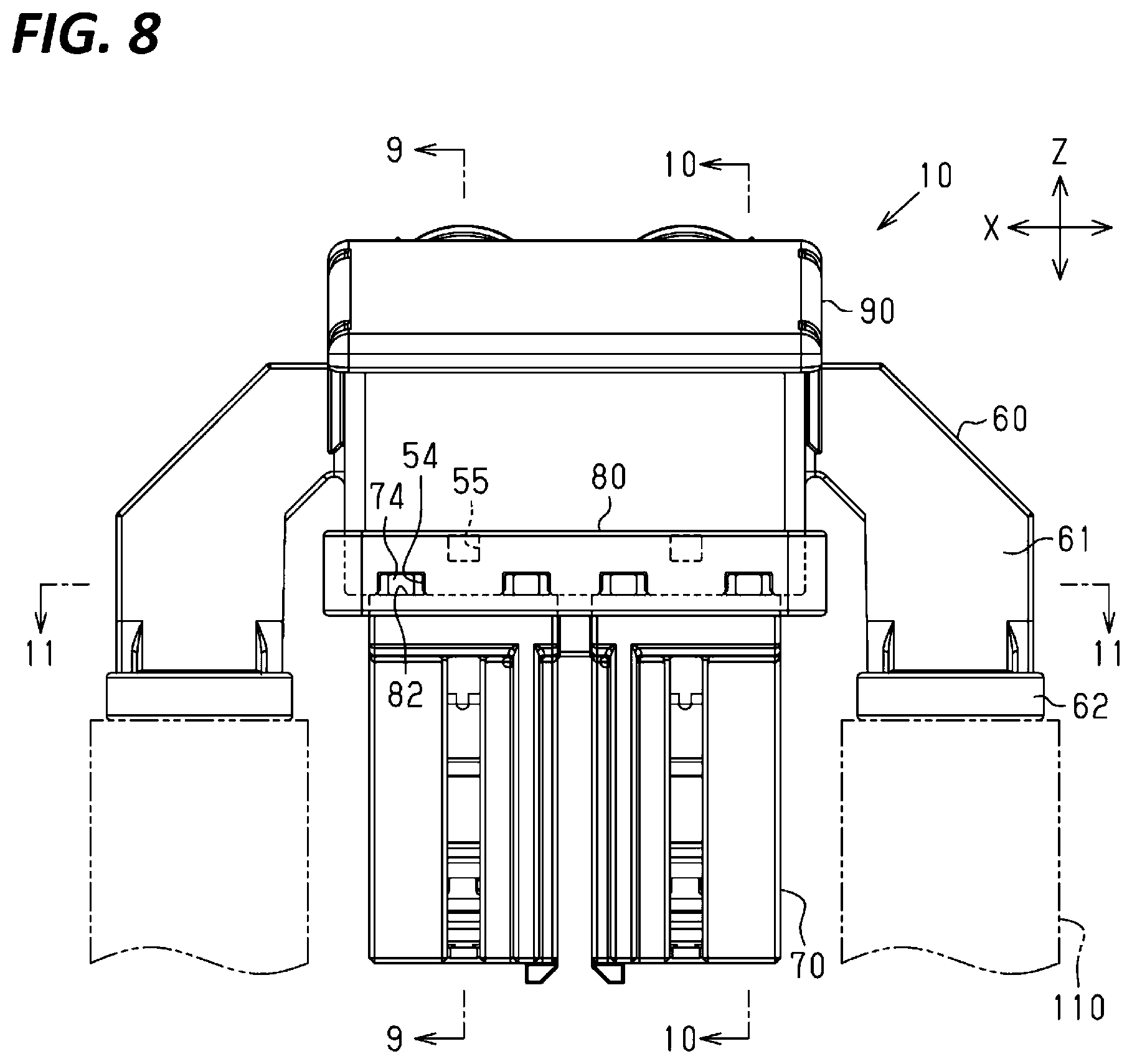 Patent US12126107 Figure 8 – Connector