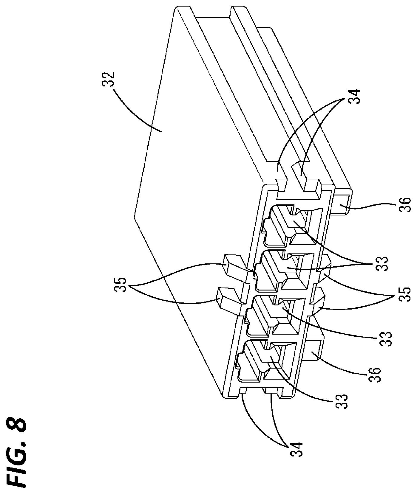 Patent US12126108 Figure 8 – Connector having first housing and second housing connectable to each other