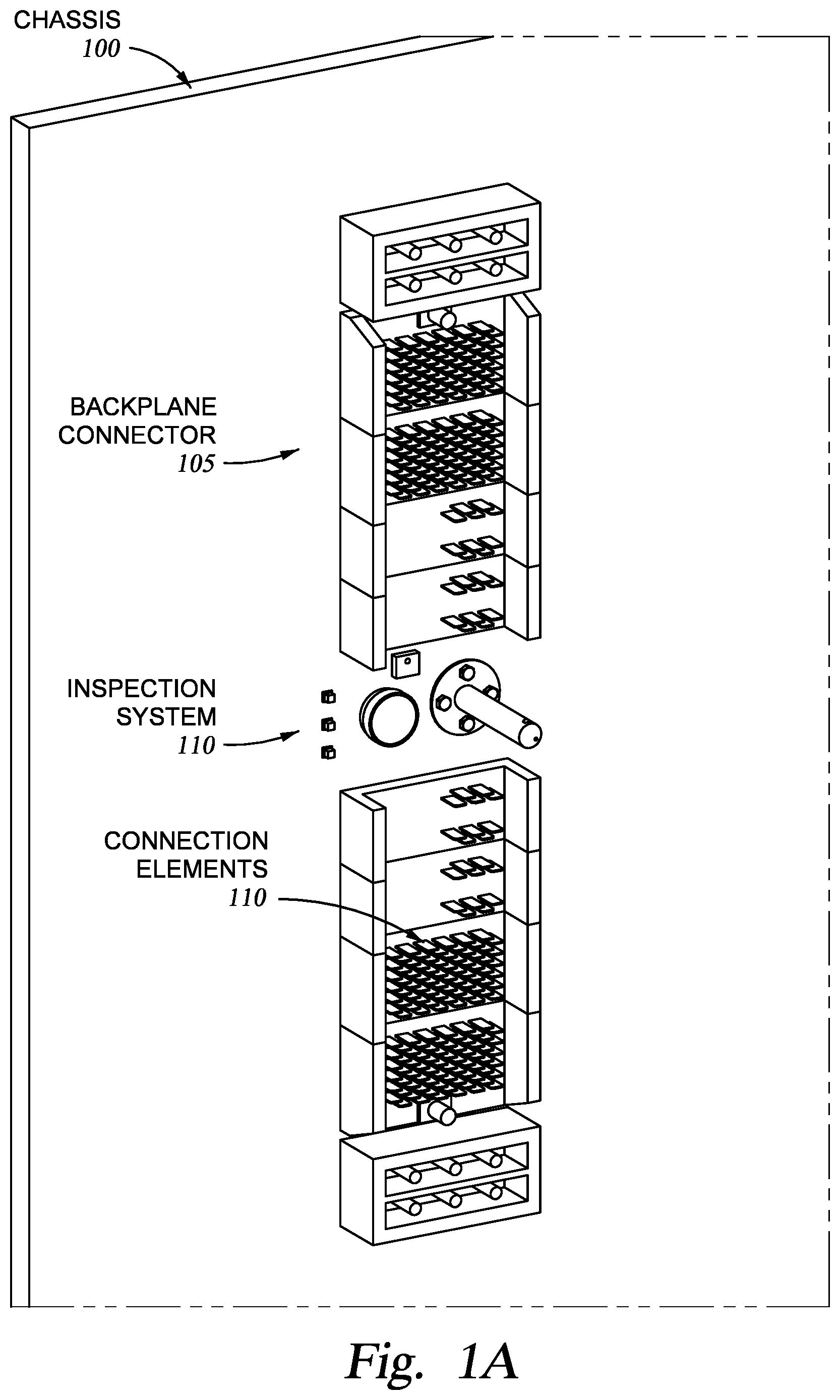 Patent US12126117 Figure 1 – Module connector damage detection and controlled insertion
