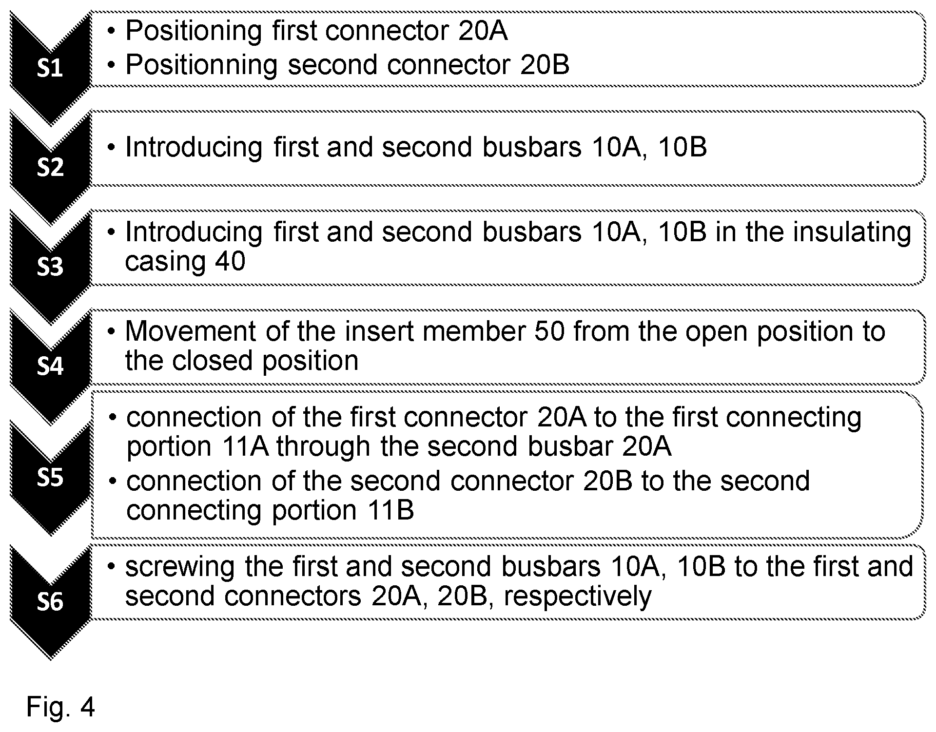 Patent US12126128 Figure 3 – Insulated connection system for busbars