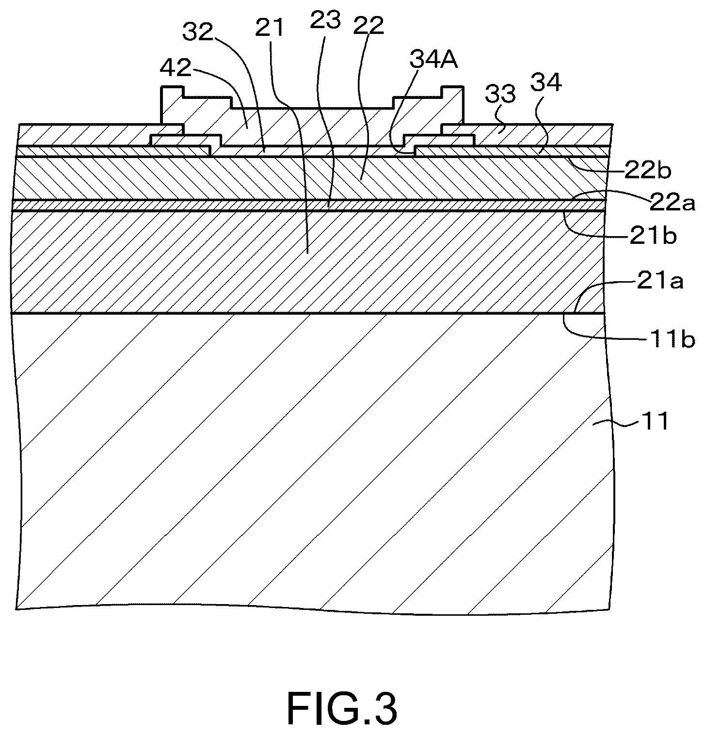 Patent US12126137 Figure 3 – Light-emitting element and method of manufacturing the same