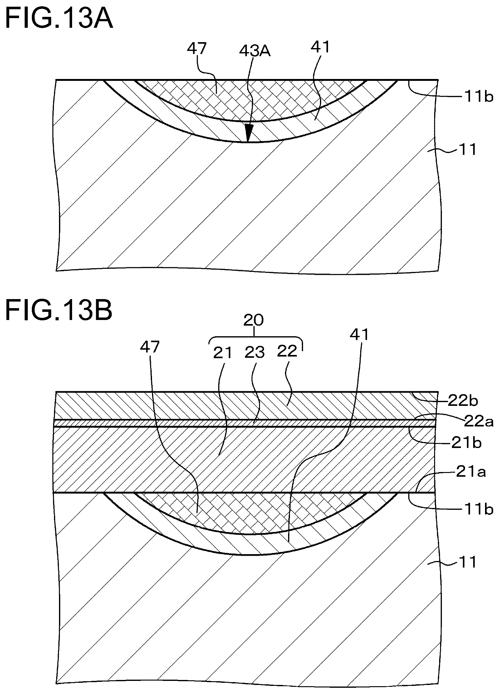Patent US12126137 Figure 13 – Light-emitting element and method of manufacturing the same