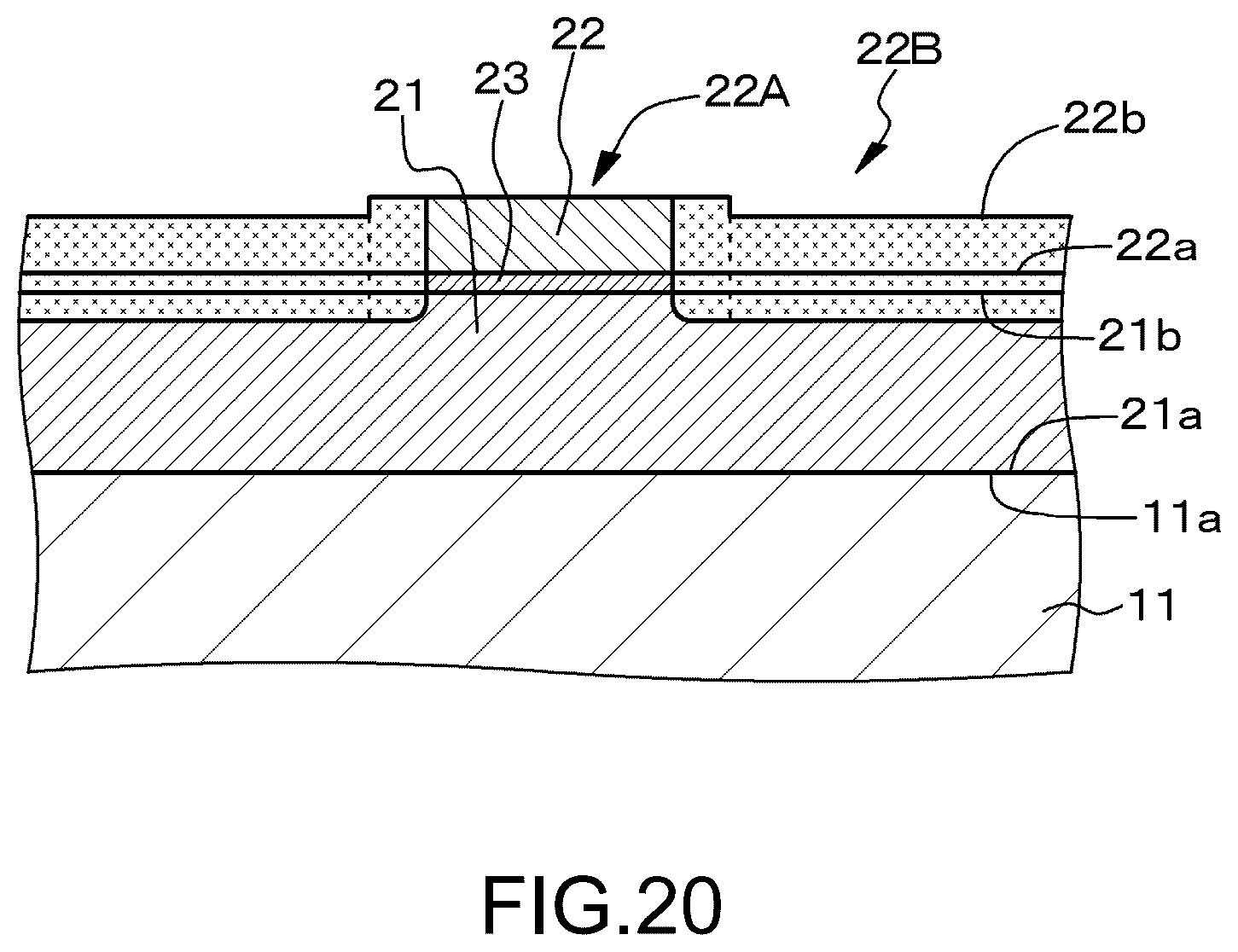 Patent US12126137 Figure 20 – Light-emitting element and method of manufacturing the same