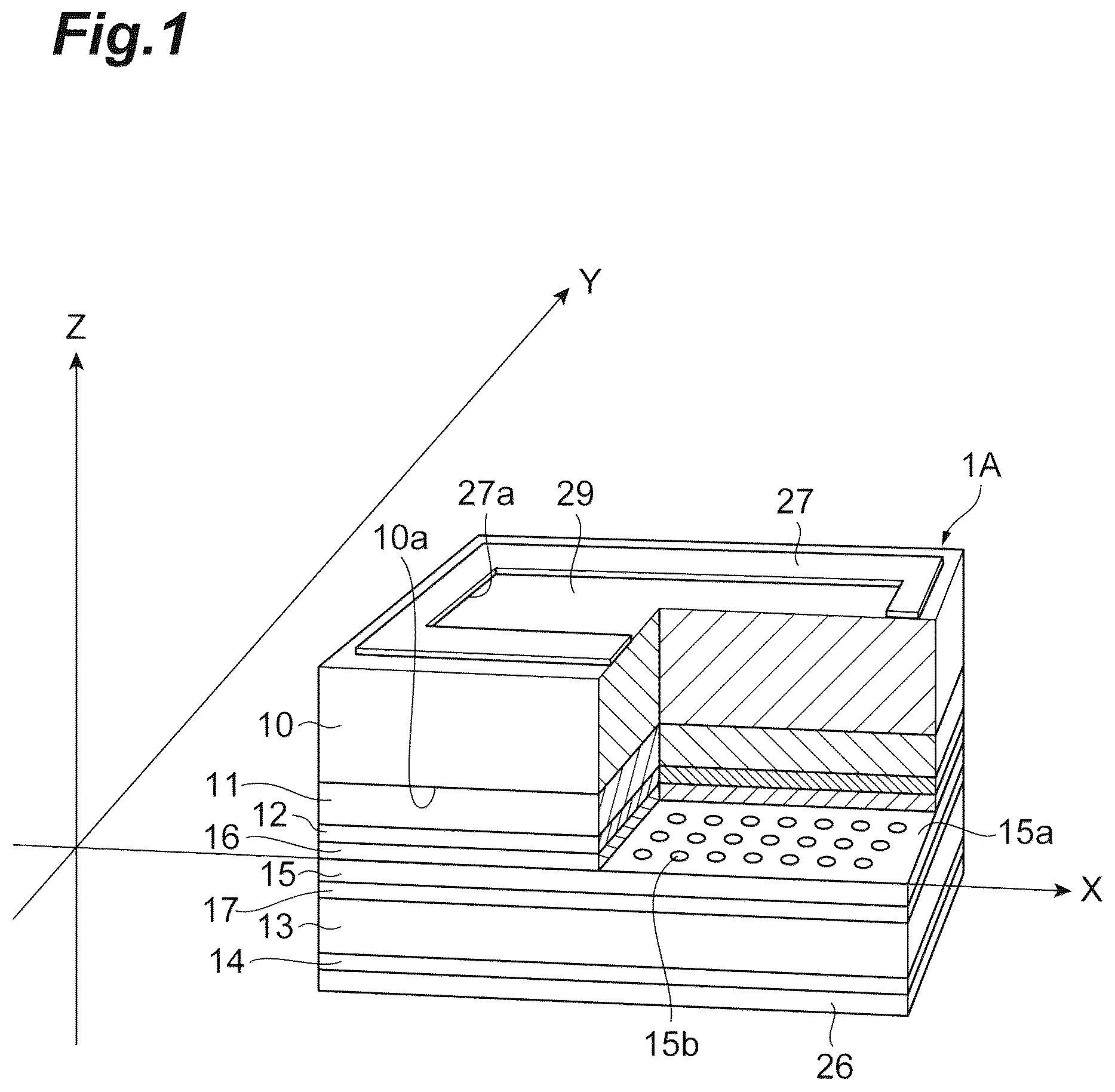 Patent US12126140 — Light-emitting element — Figure 1