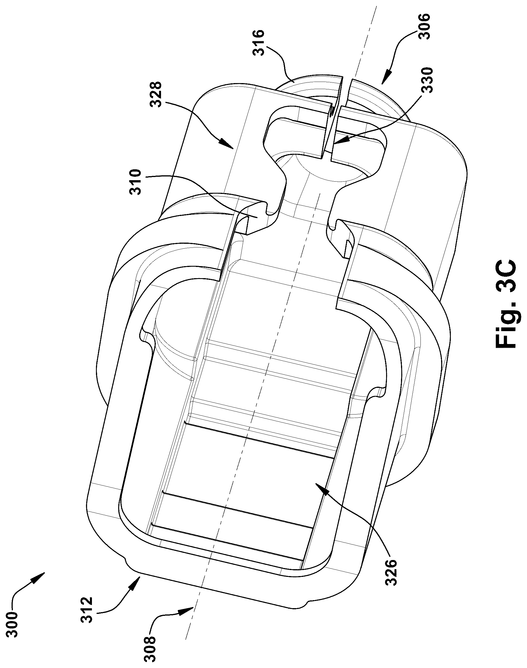 Patent US12126154 Figure 8 – Wiring harness protector