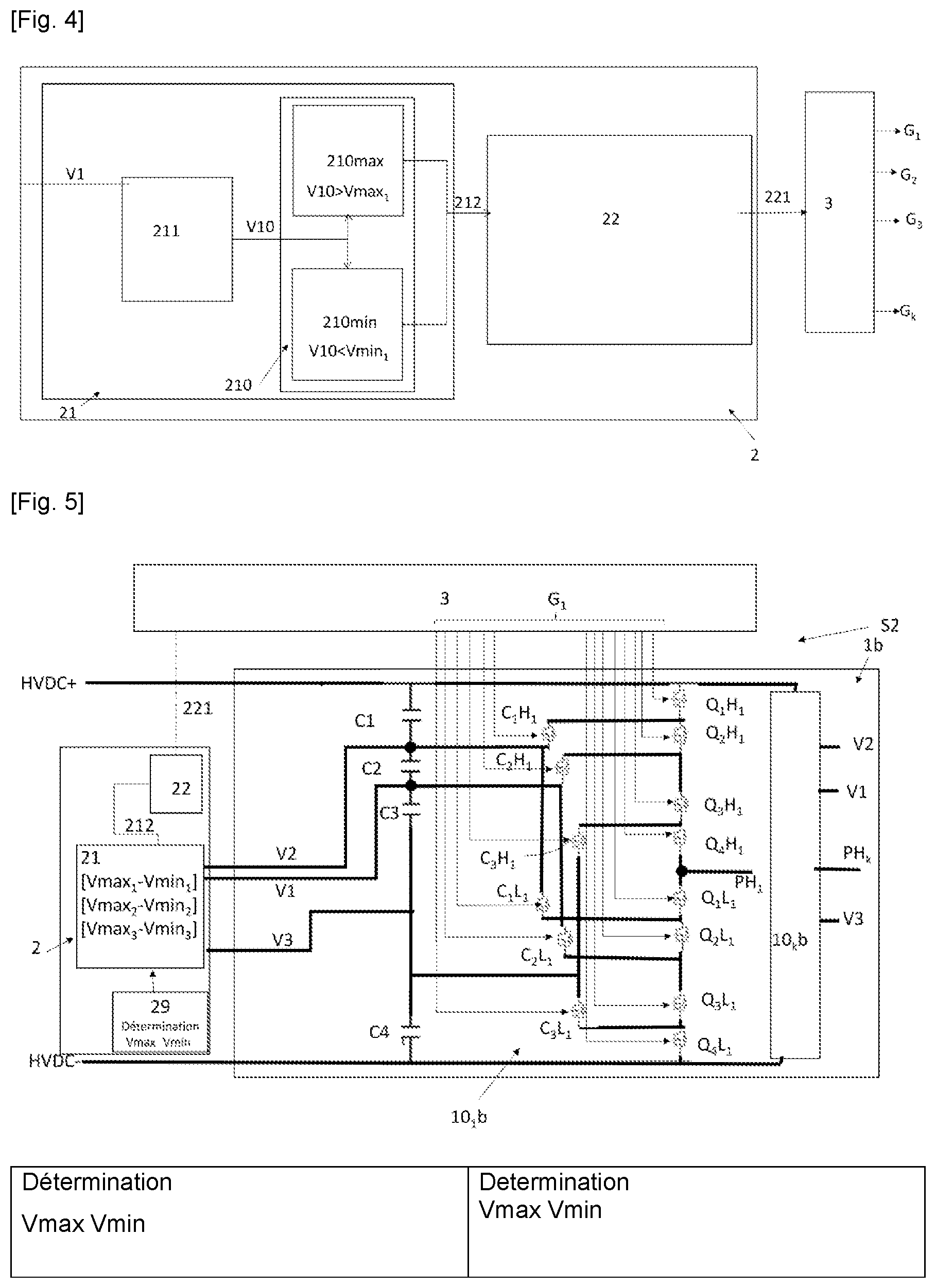 Patent US12126162 Figure 3 – Electrical conversion system of multilevel type protected against an electrical overload