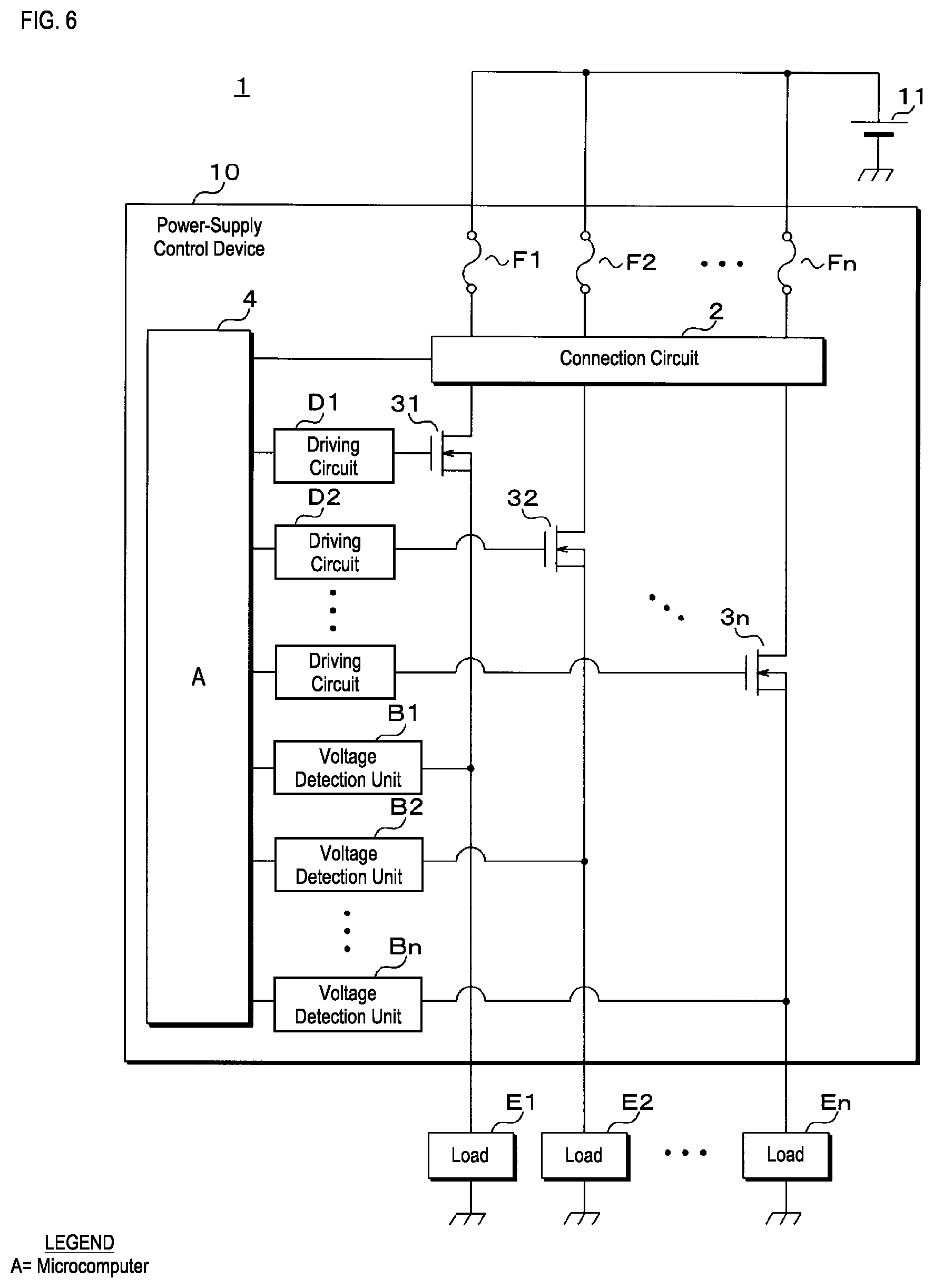 Patent US12126164 Figure 6 – Power-supply control device, blowing method, and computer program