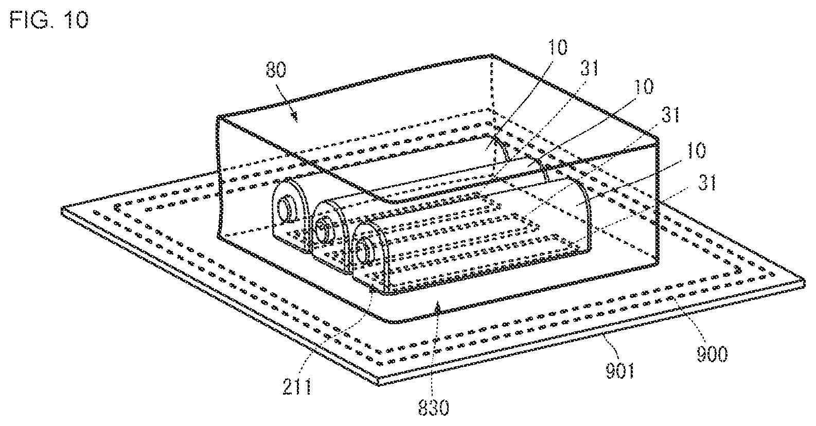 Patent US12126184 Figure 8 – Power receiver for wireless power supply system and electronic device