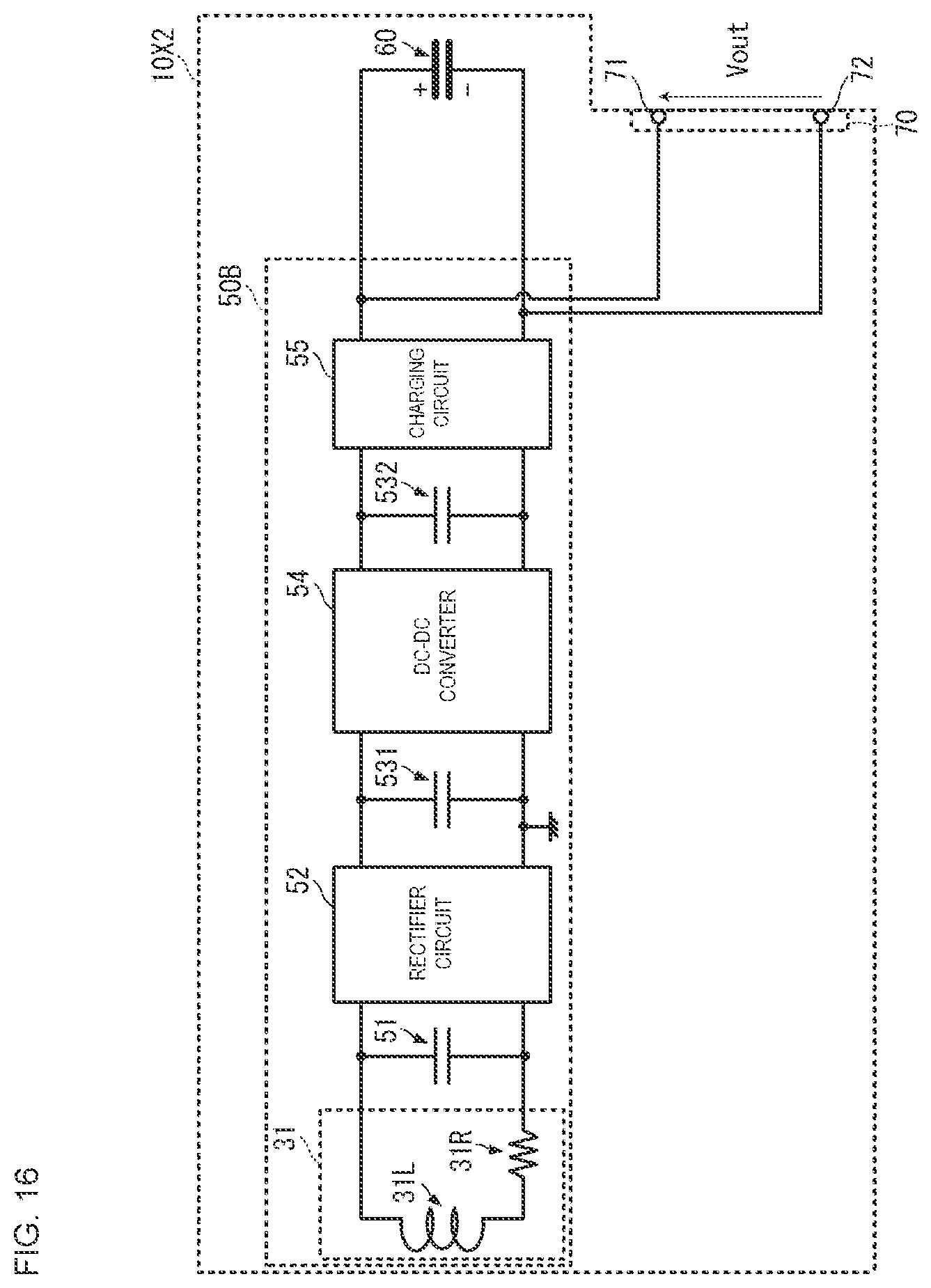 Patent US12126184 Figure 14 – Power receiver for wireless power supply system and electronic device