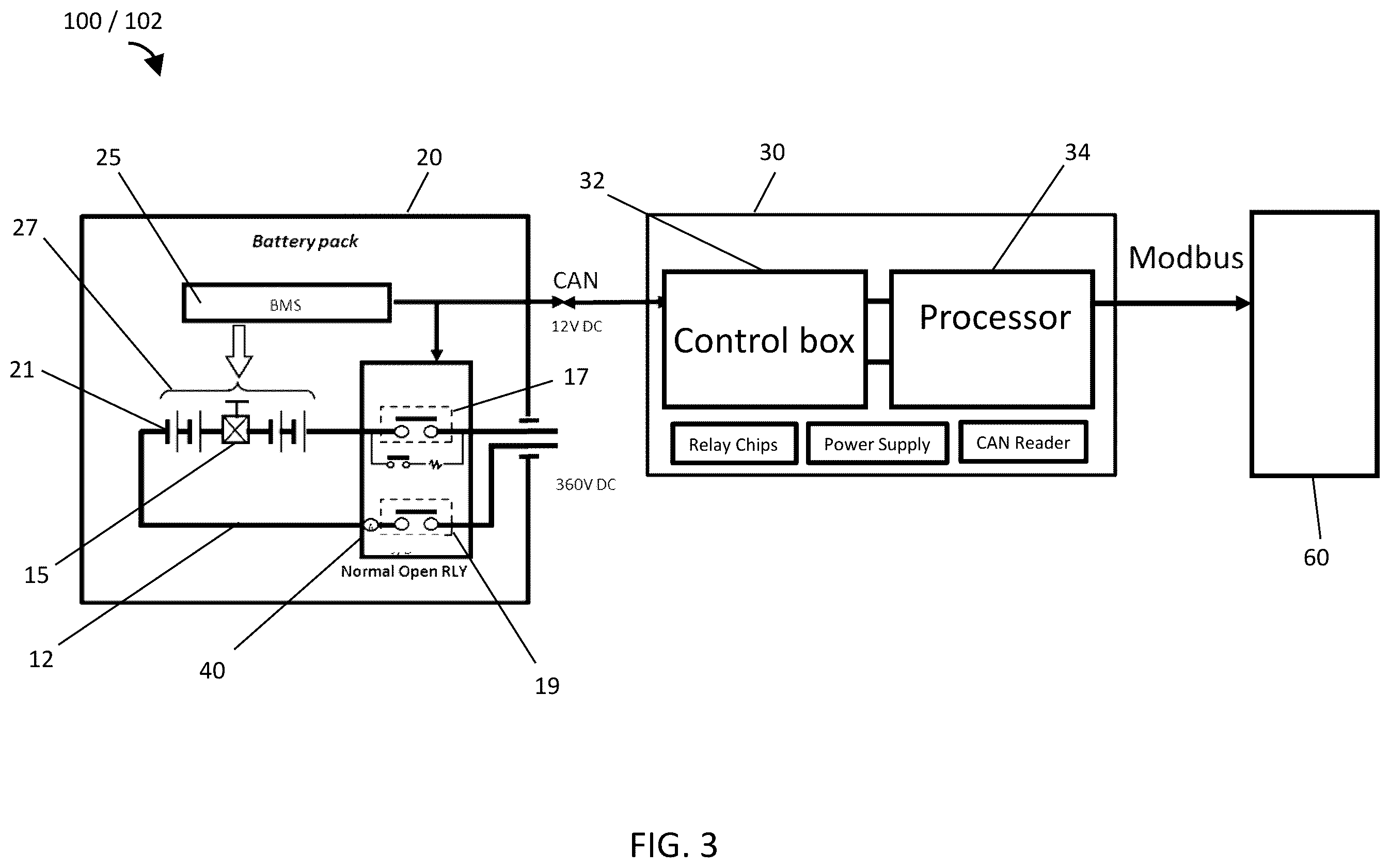 Patent US12126204 Figure 3 – Battery management unit to determine updated SOC and energy reading, energy storage system comprising, the same, and method of using the same