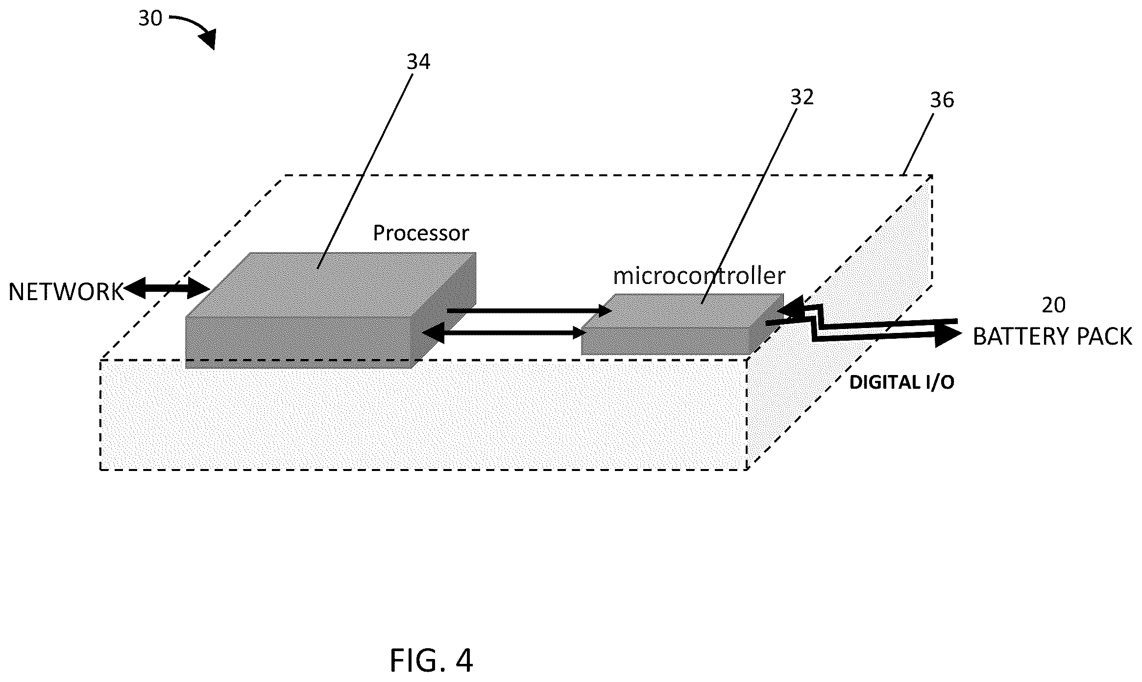 Patent US12126204 Figure 4 – Battery management unit to determine updated SOC and energy reading, energy storage system comprising, the same, and method of using the same