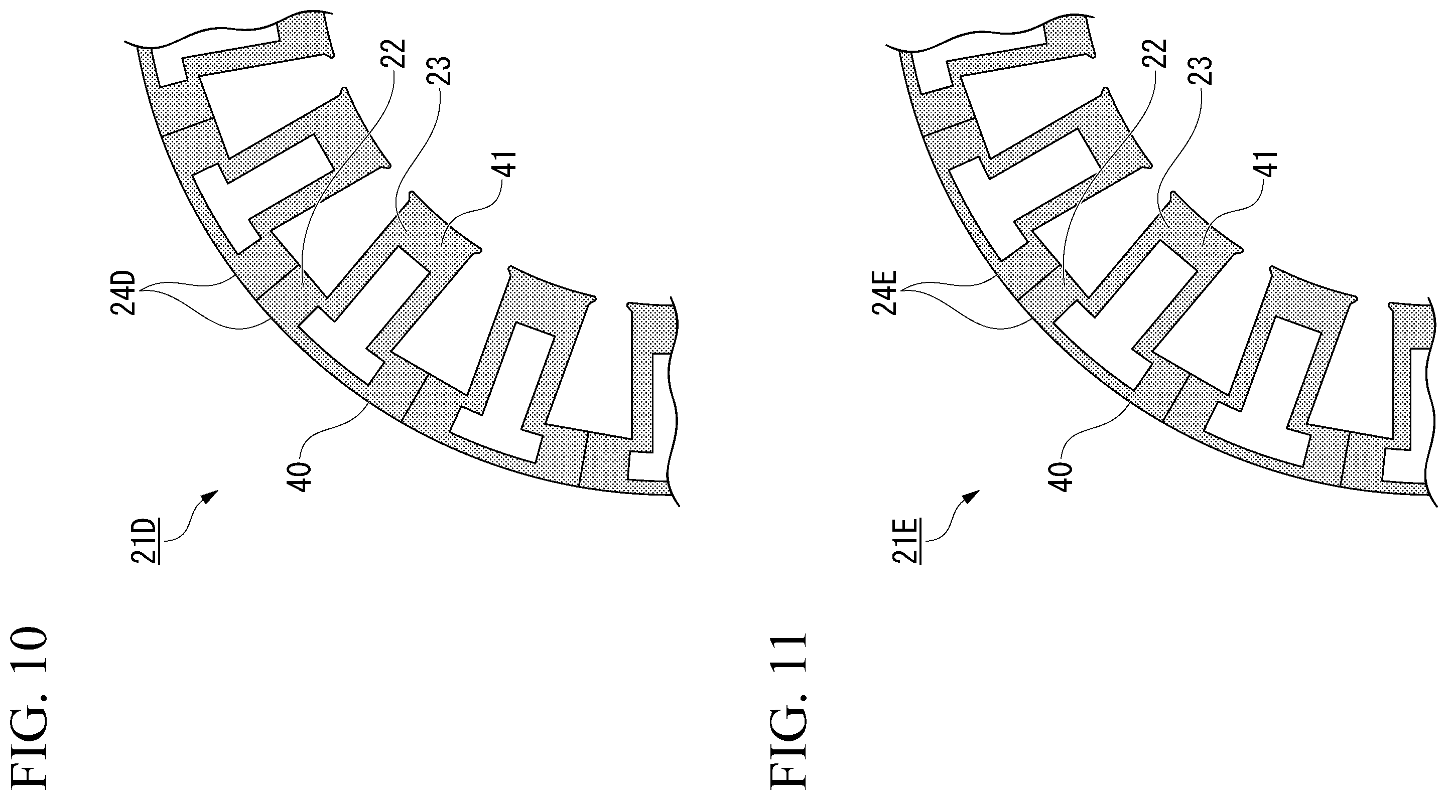 Patent US12126217 Figure 6 – Core block, laminated core, and electric motor