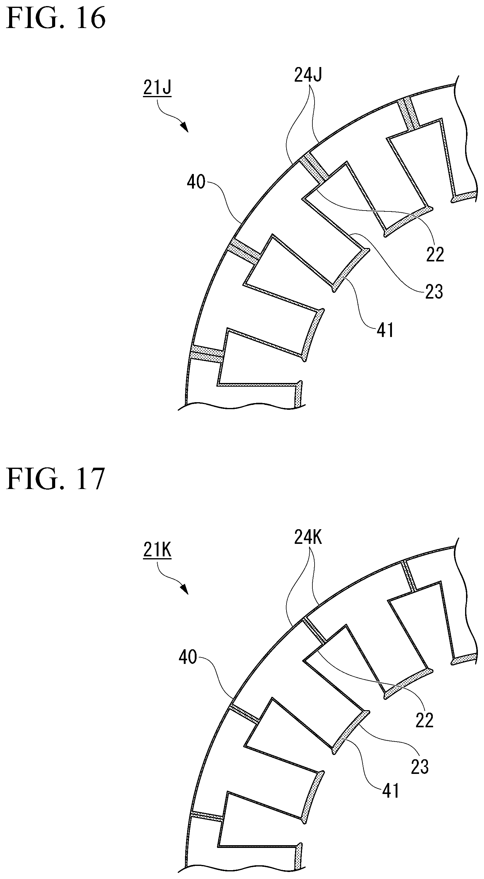 Patent US12126217 Figure 9 – Core block, laminated core, and electric motor