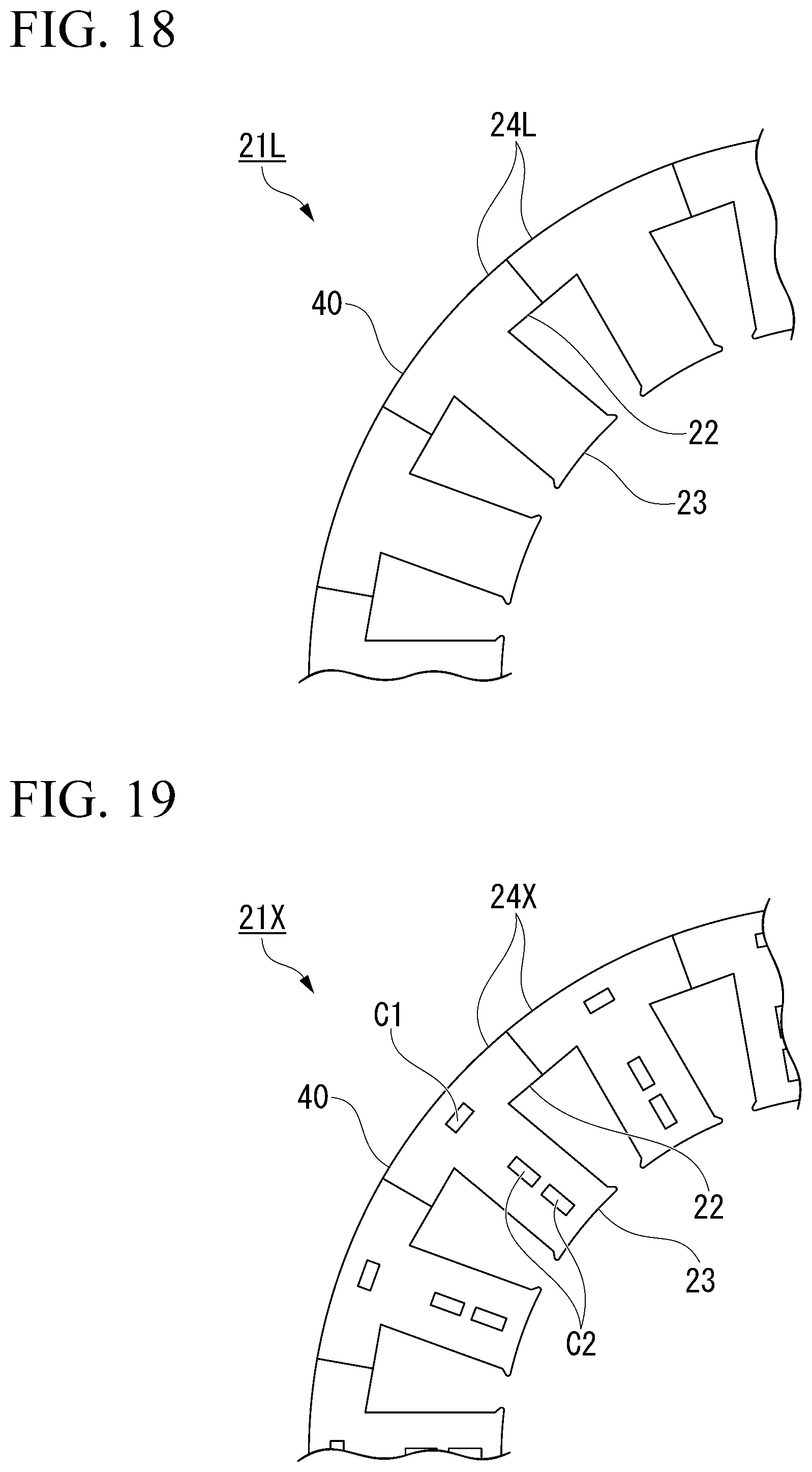 Patent US12126217 Figure 10 – Core block, laminated core, and electric motor