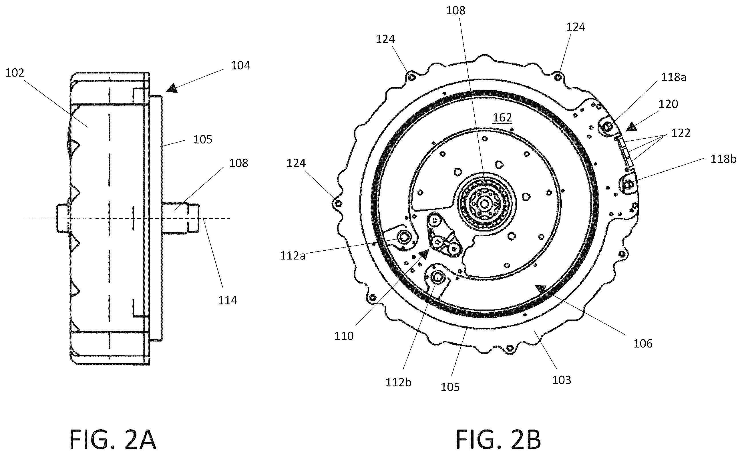 Patent US12126222 Figure 2 – Sealed axial flux motor with integrated cooling