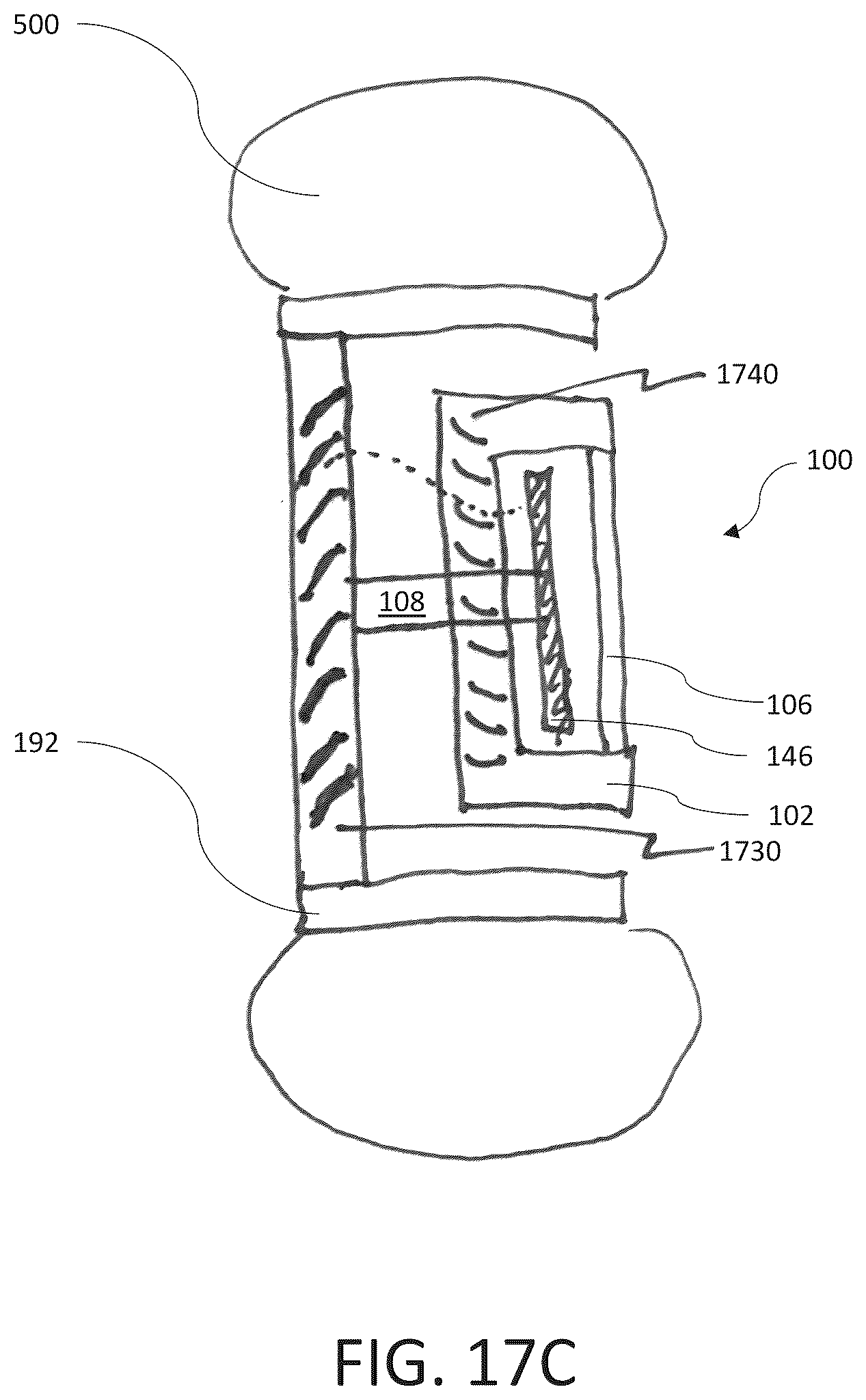 Patent US12126222 Figure 19 – Sealed axial flux motor with integrated cooling
