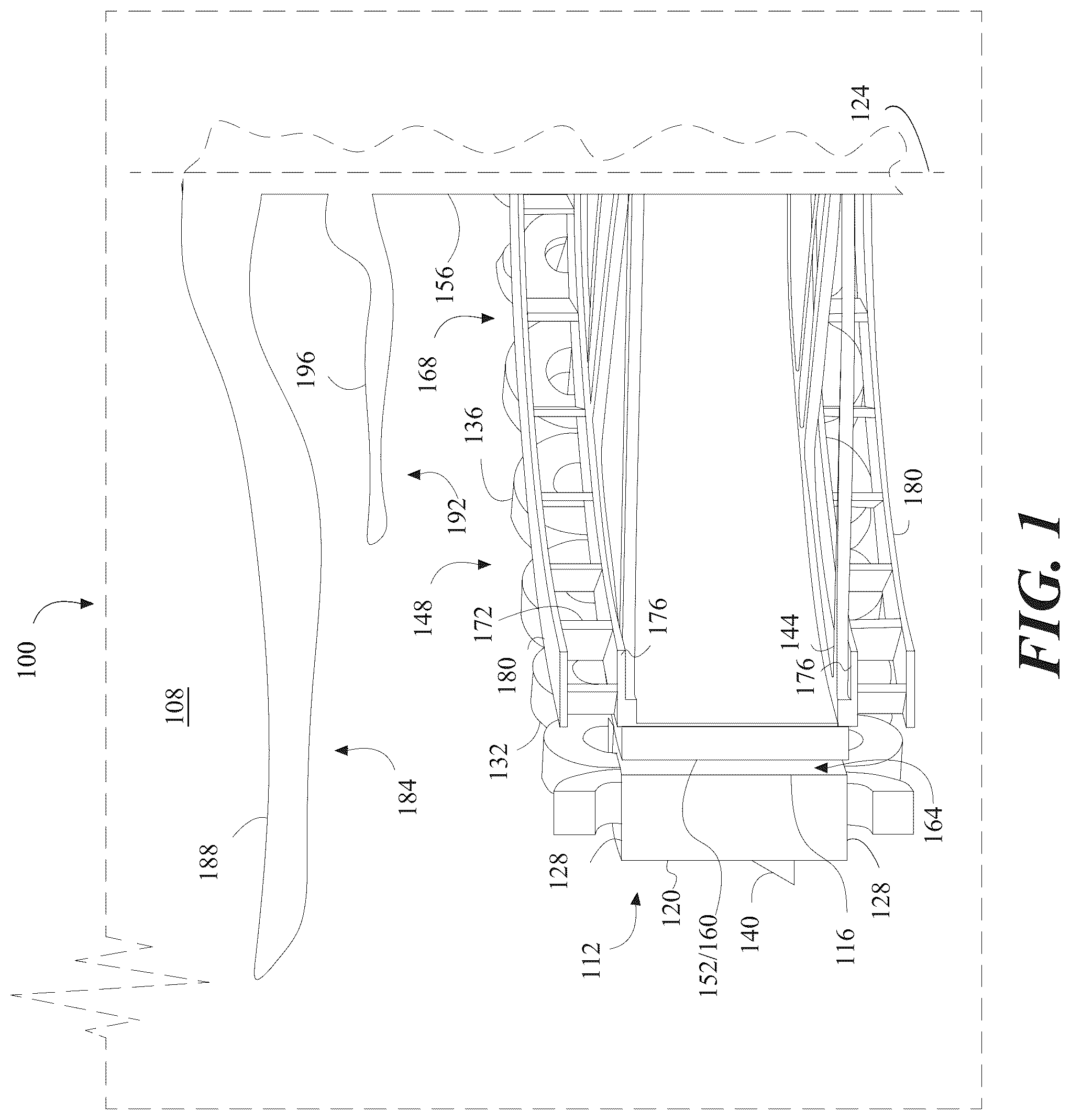 Patent US12126229 Figure 1 – Motor with a fully welded rotor for an electric aircraft and a method for manufacturing