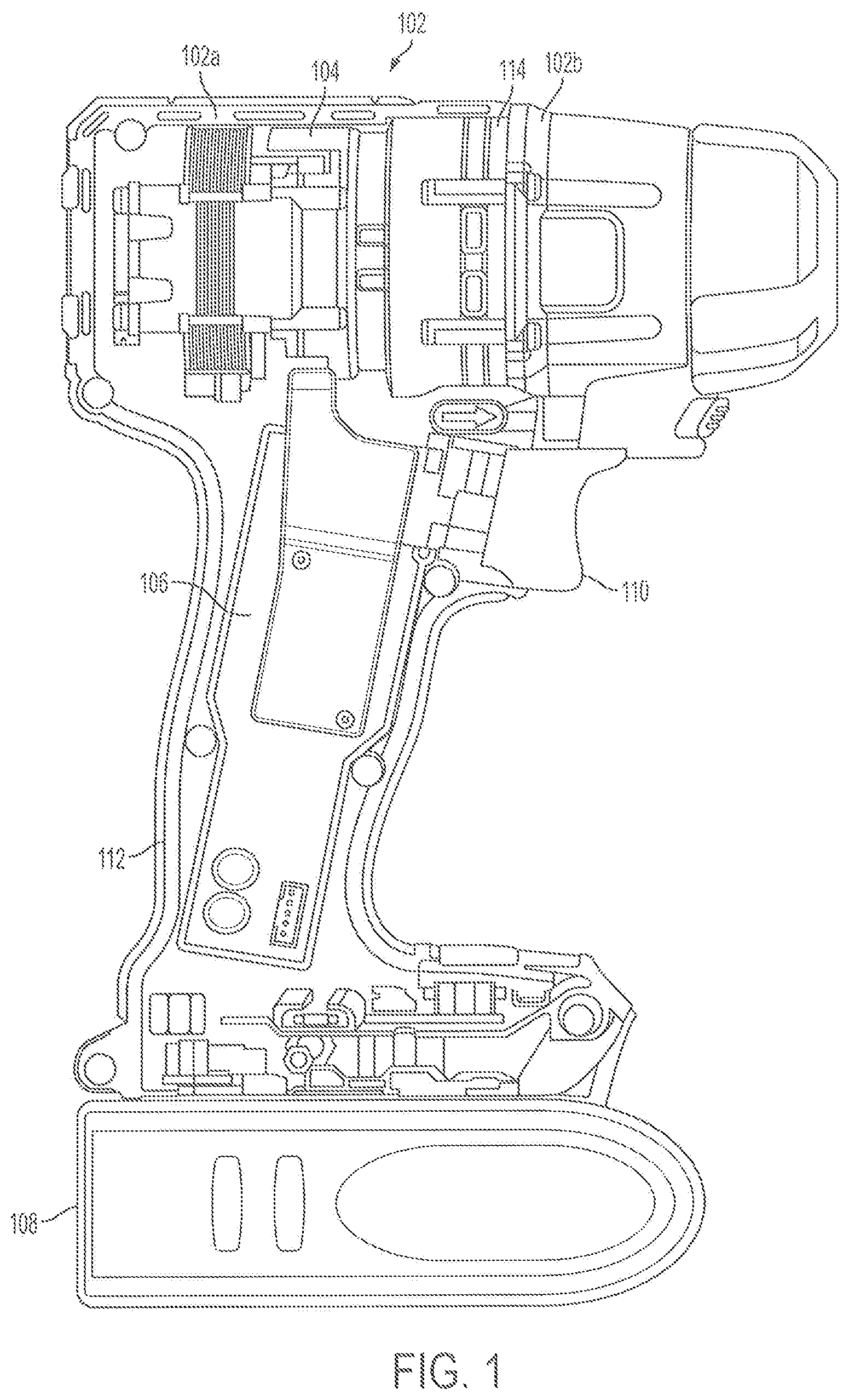 Patent US12126234 Figure 1 – Stator assembly for a brushless motor in a power tool preliminary class