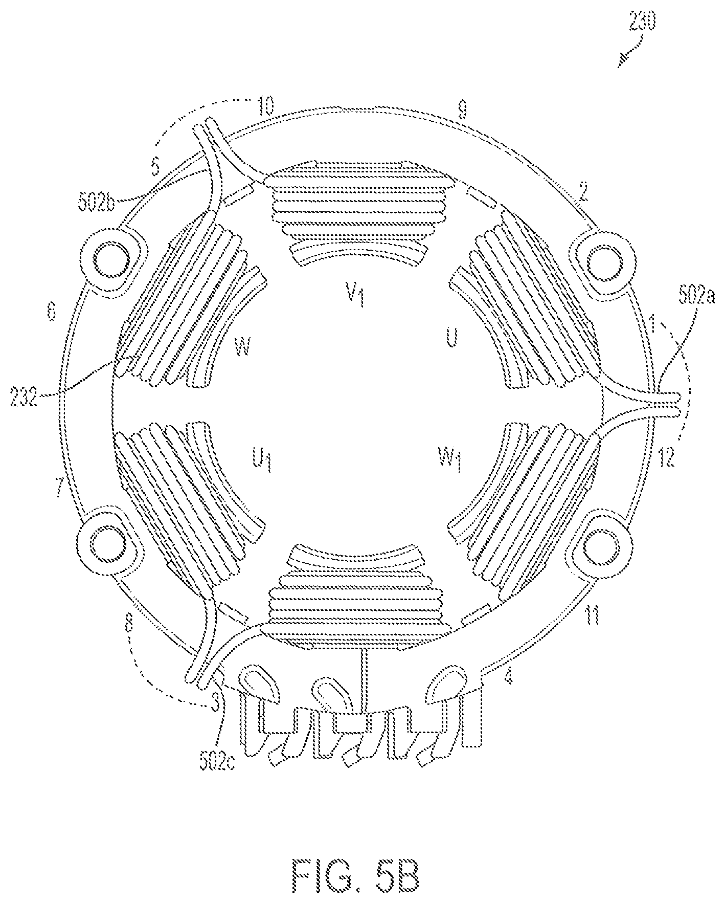 Patent US12126234 Figure 8 – Stator assembly for a brushless motor in a power tool preliminary class