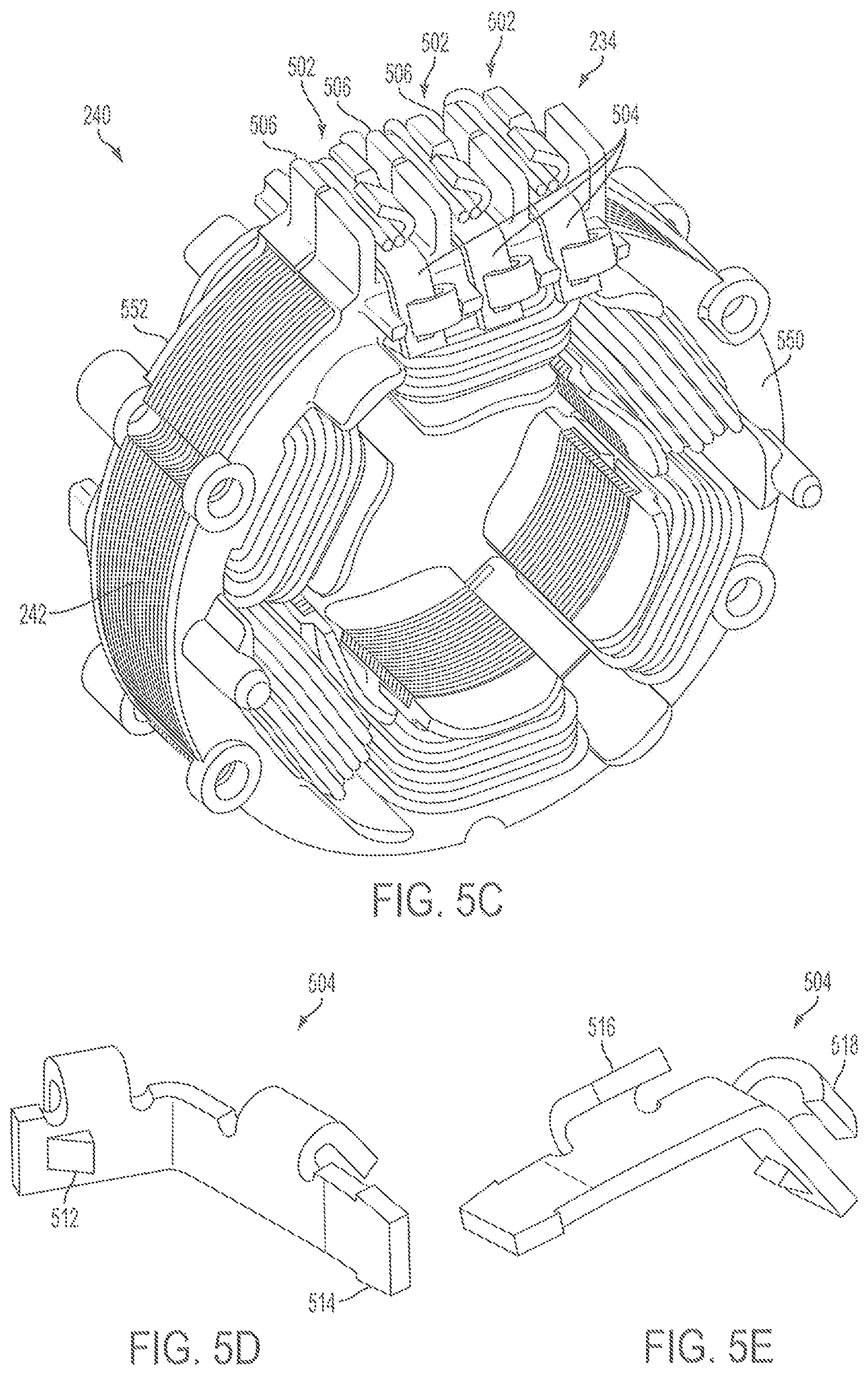 Patent US12126234 Figure 9 – Stator assembly for a brushless motor in a power tool preliminary class