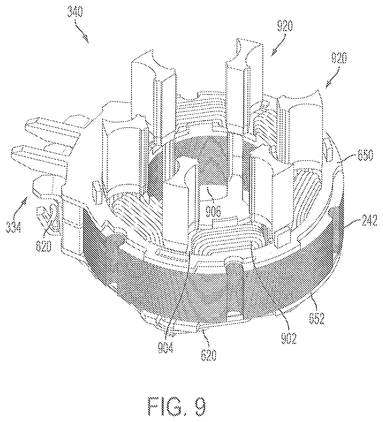 Patent US12126234 Figure 14 – Stator assembly for a brushless motor in a power tool preliminary class