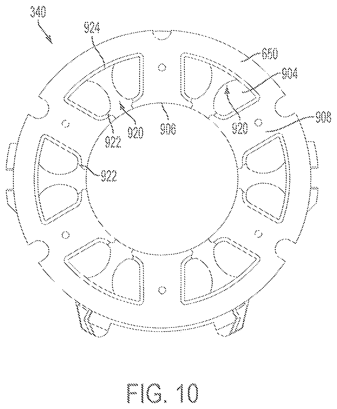Patent US12126234 Figure 15 – Stator assembly for a brushless motor in a power tool preliminary class