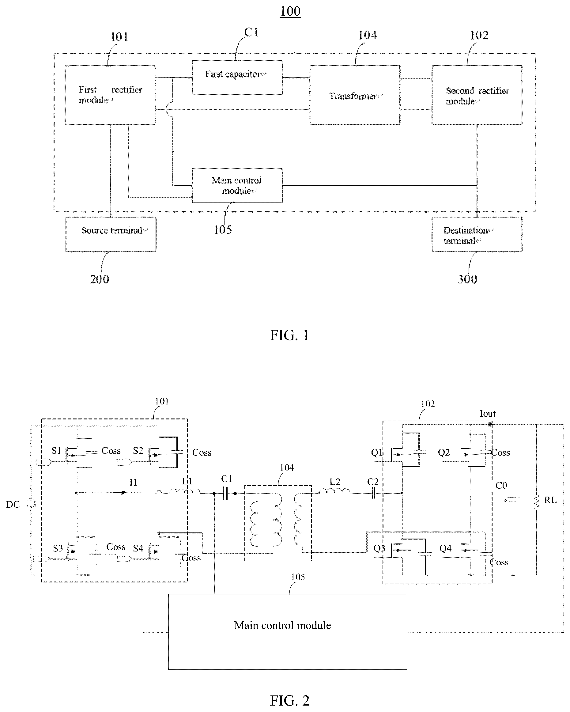 Patent US12126247 Figure 1 – Bi-directional DC/DC converter, control method and apparatus thereof, and storage medium