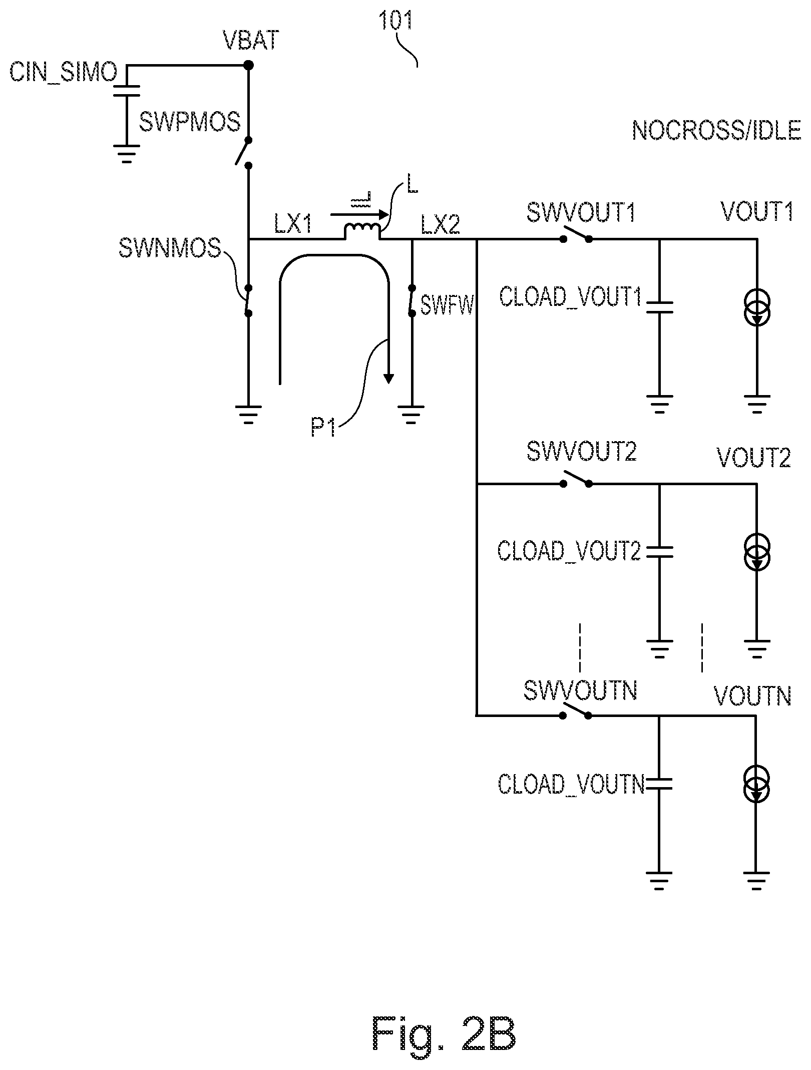 Patent US12126248 Figure 3 – Control method and controller for SIMO switching converters