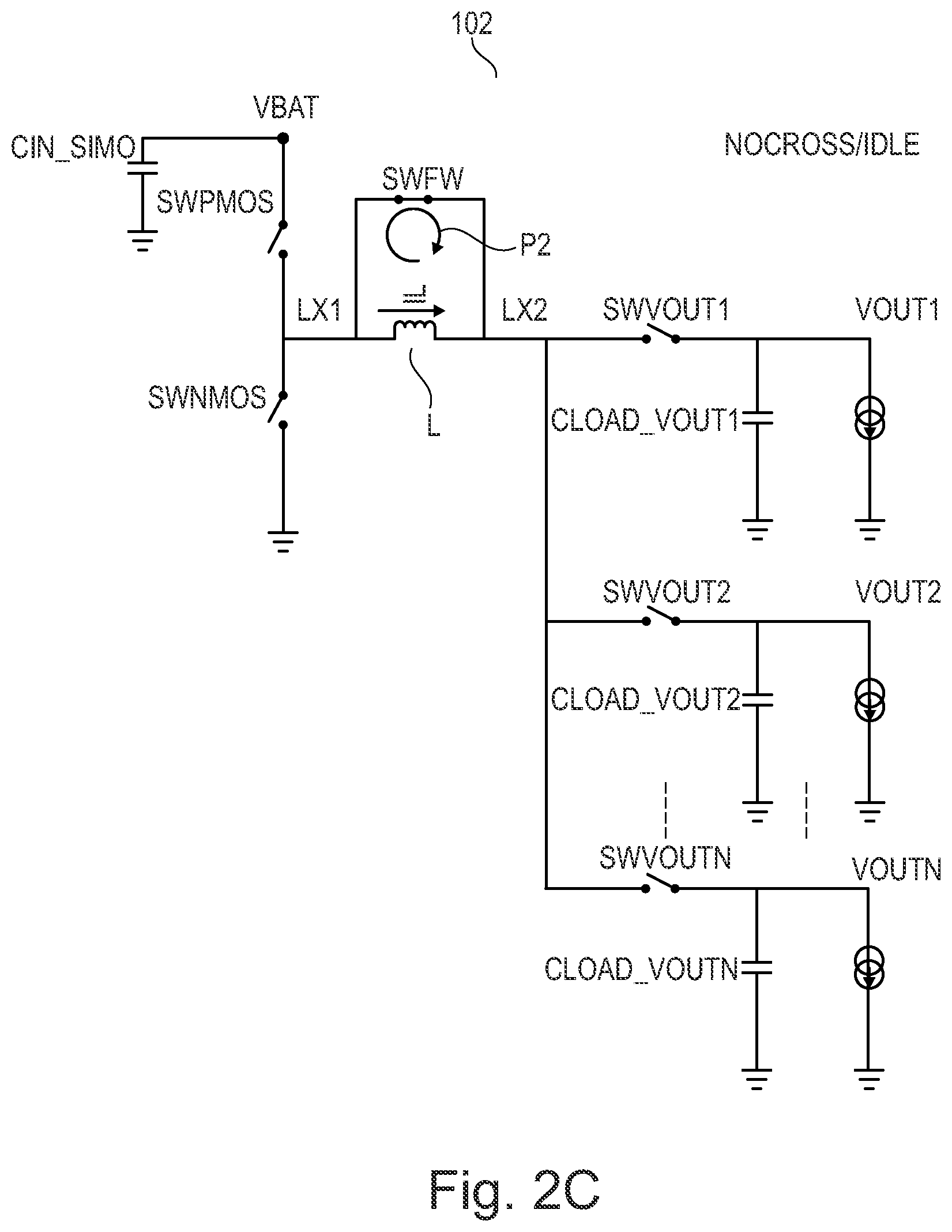 Patent US12126248 Figure 4 – Control method and controller for SIMO switching converters