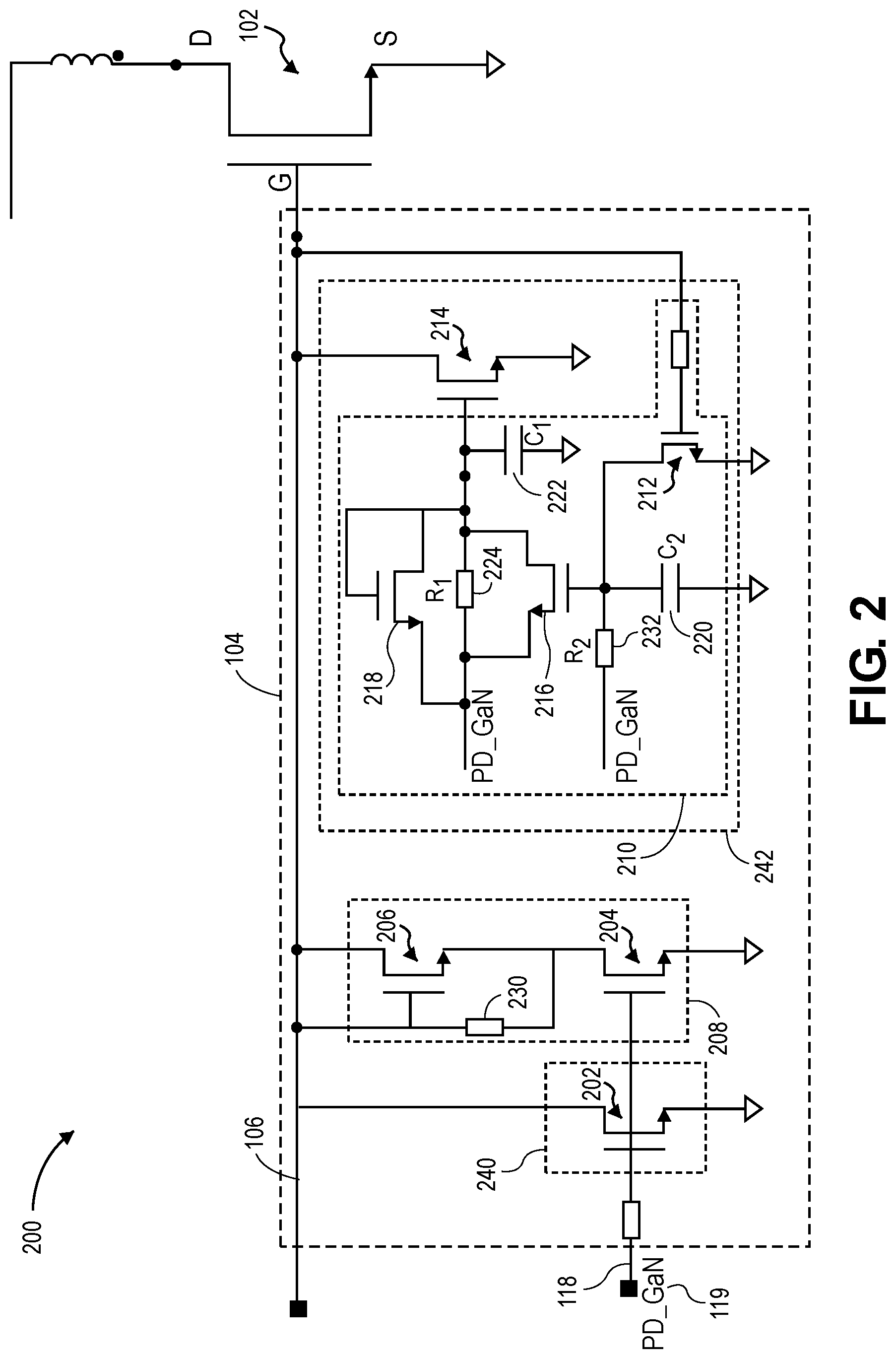 Patent US12126251 Figure 2 – Transistor turn-off circuit