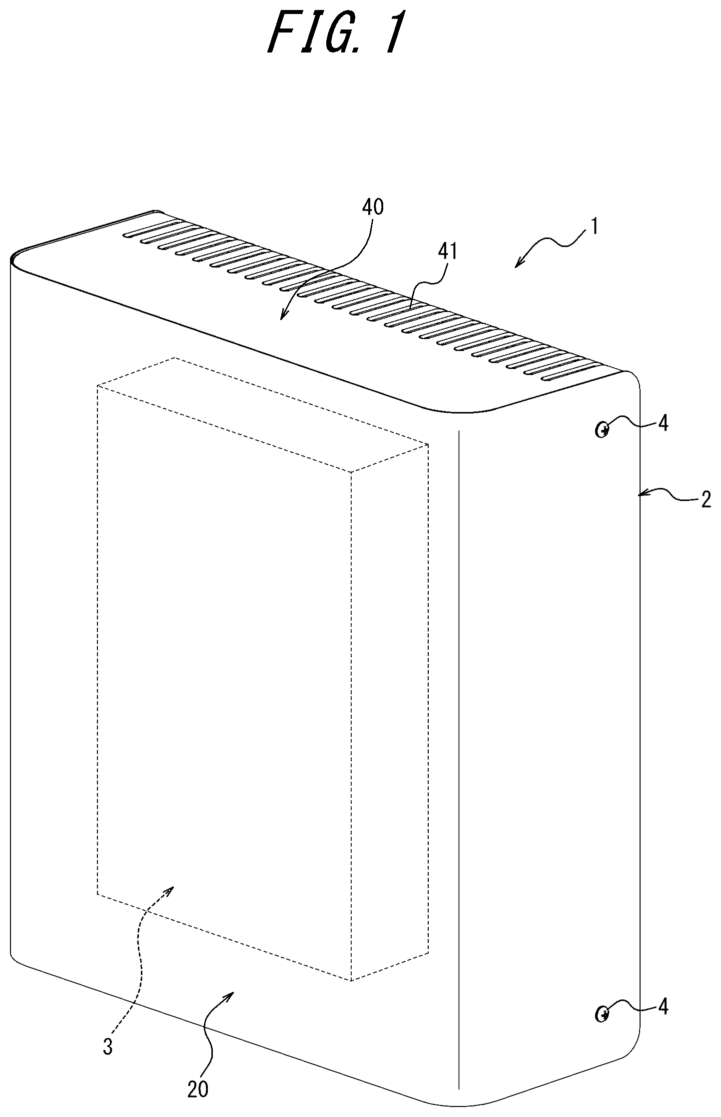 Patent US12126270 — Casing for electrical apparatus and power control apparatus — Figure 1