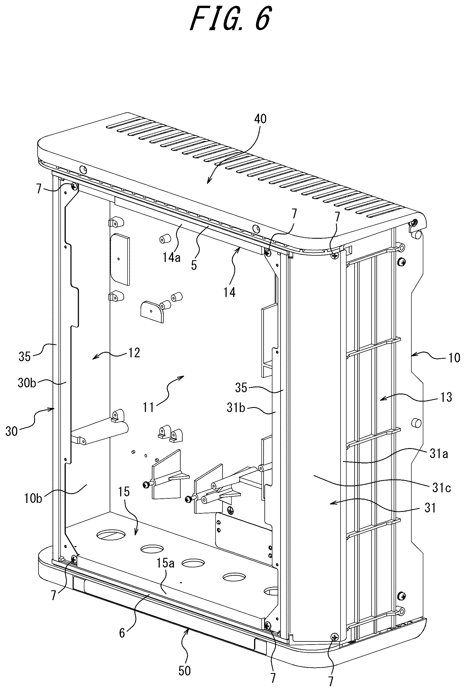 Patent US12126270 Figure 6 – Casing for electrical apparatus and power control apparatus