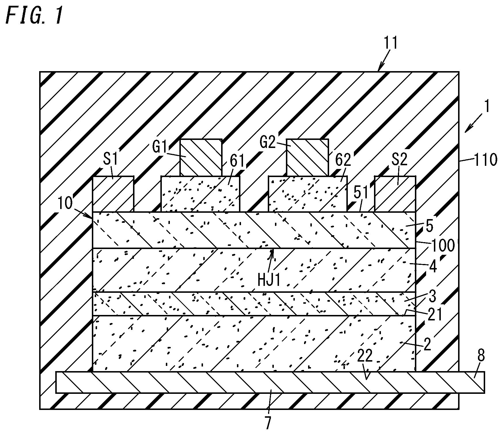 Patent US12126274 Figure 1 – Bidirectional switch, electrical device, and multi-level inverter
