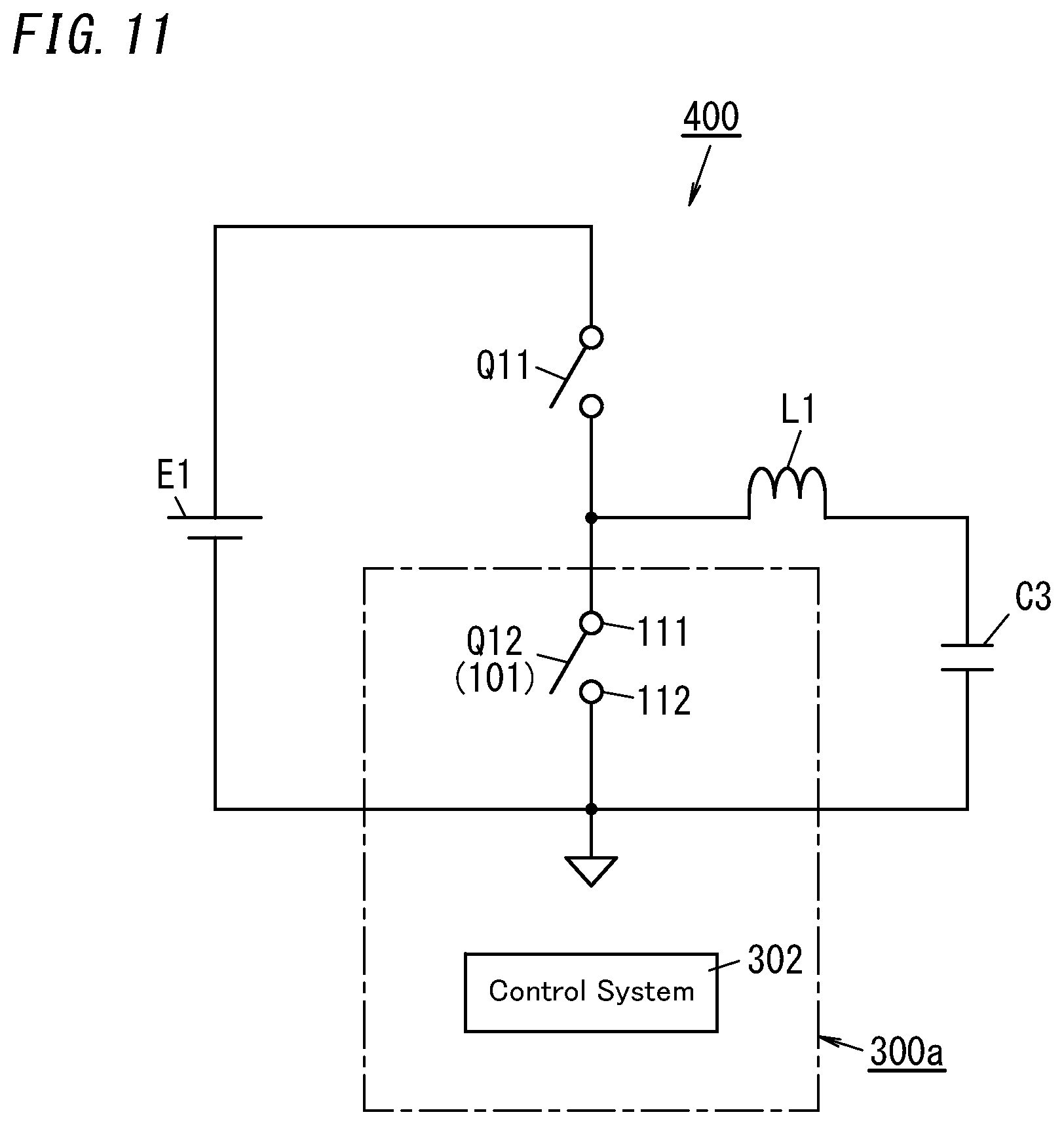 Patent US12126274 Figure 11 – Bidirectional switch, electrical device, and multi-level inverter