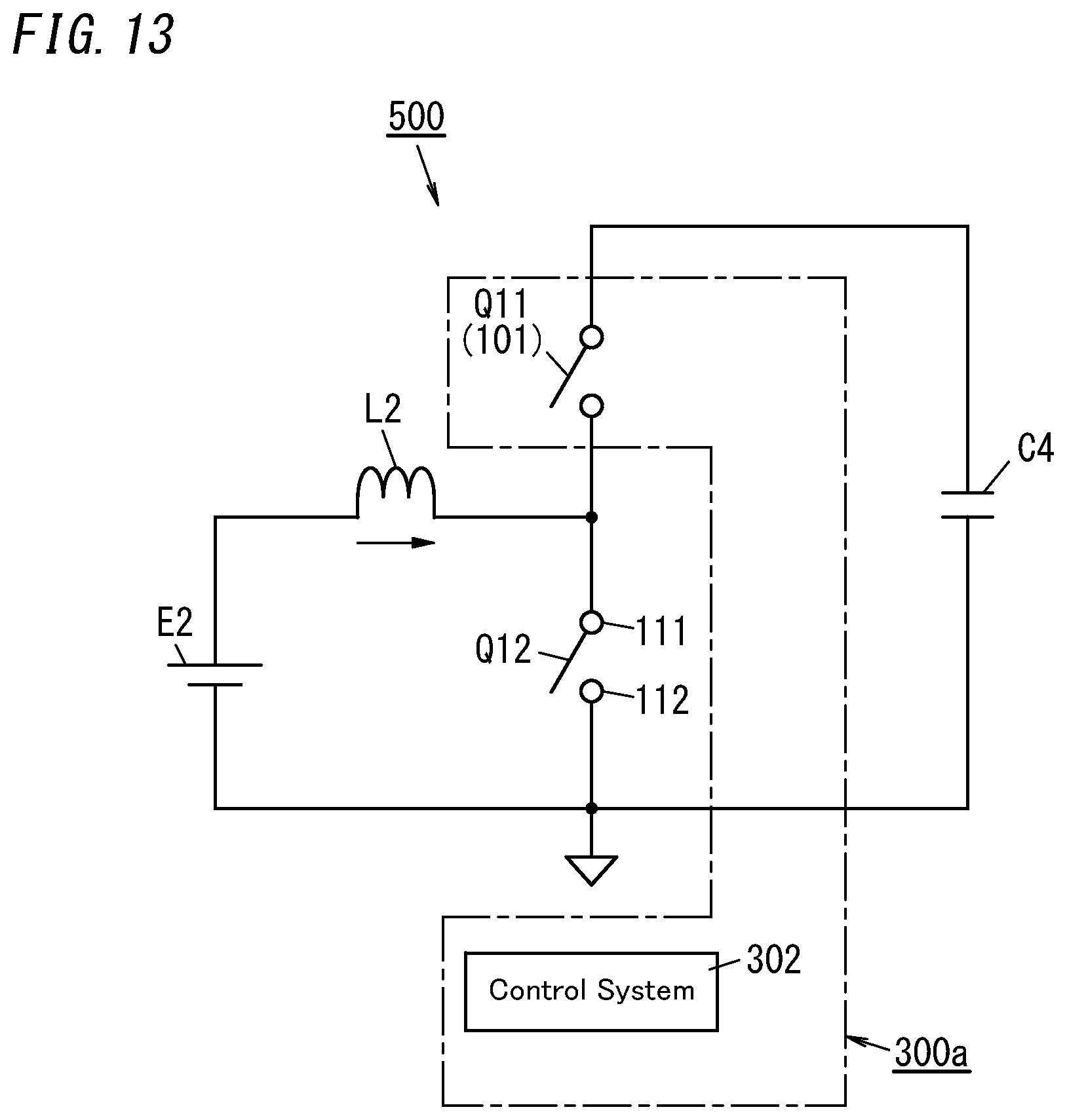 Patent US12126274 Figure 13 – Bidirectional switch, electrical device, and multi-level inverter