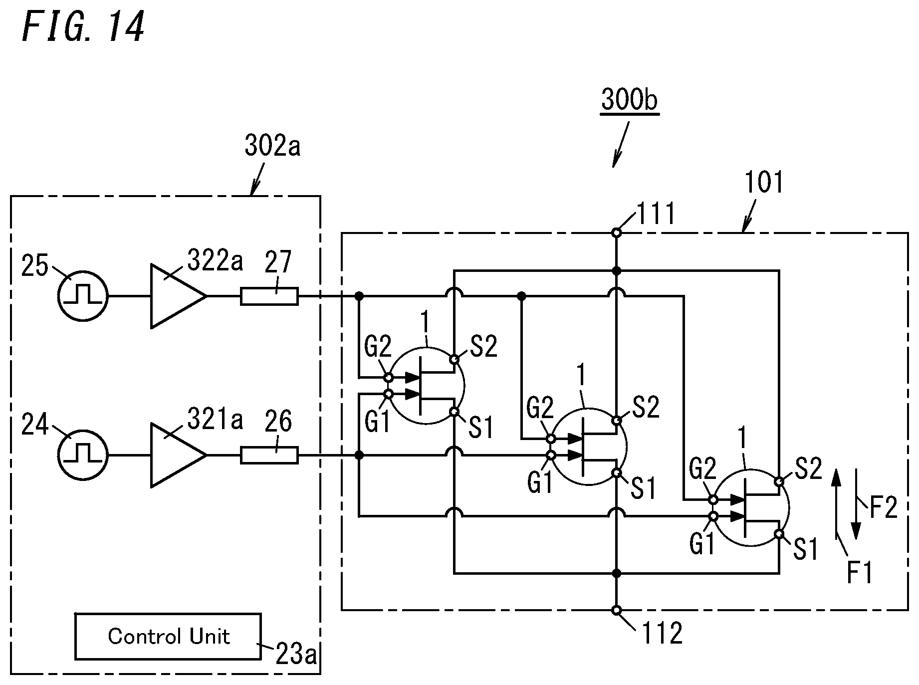 Patent US12126274 Figure 14 – Bidirectional switch, electrical device, and multi-level inverter