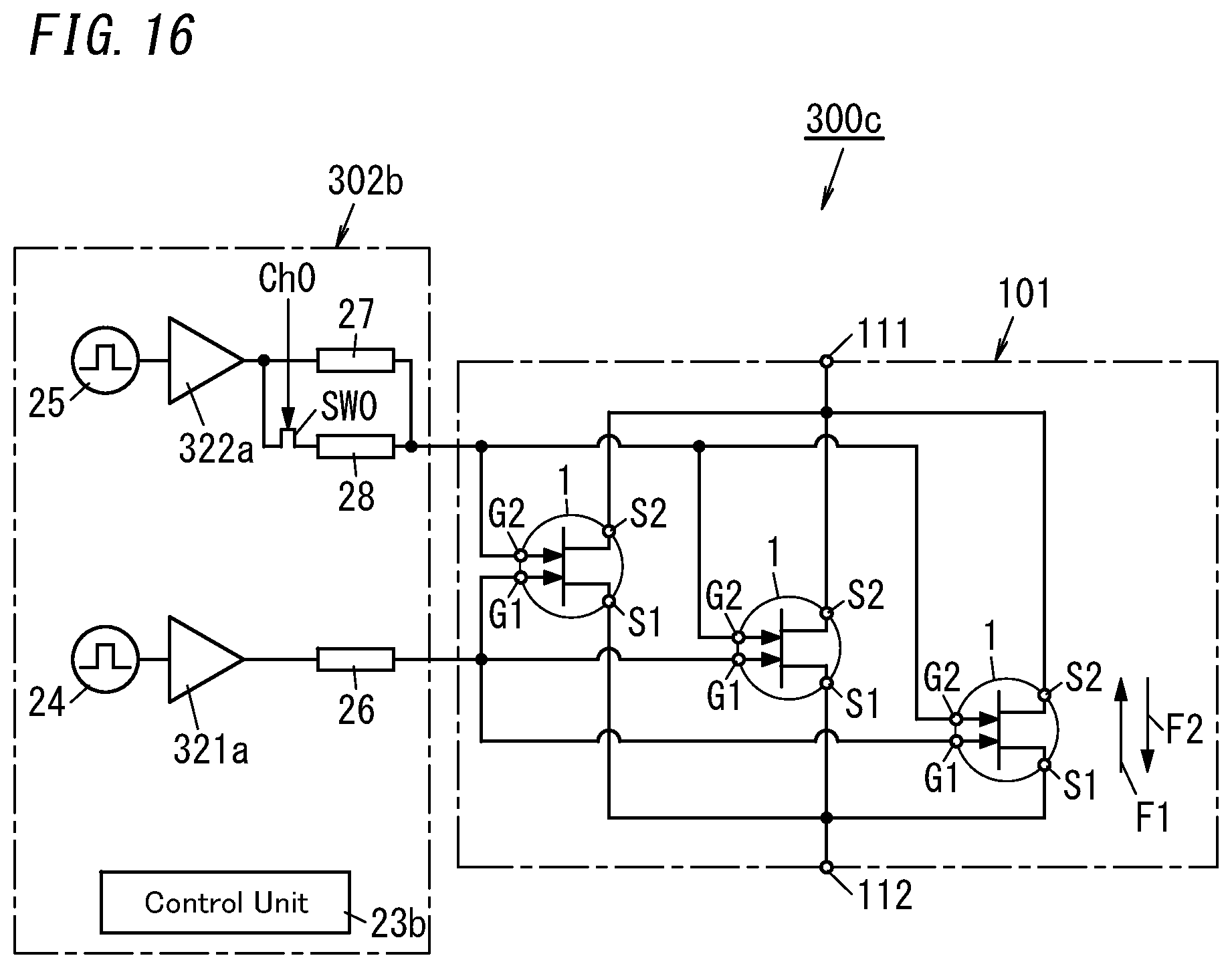 Patent US12126274 Figure 16 – Bidirectional switch, electrical device, and multi-level inverter