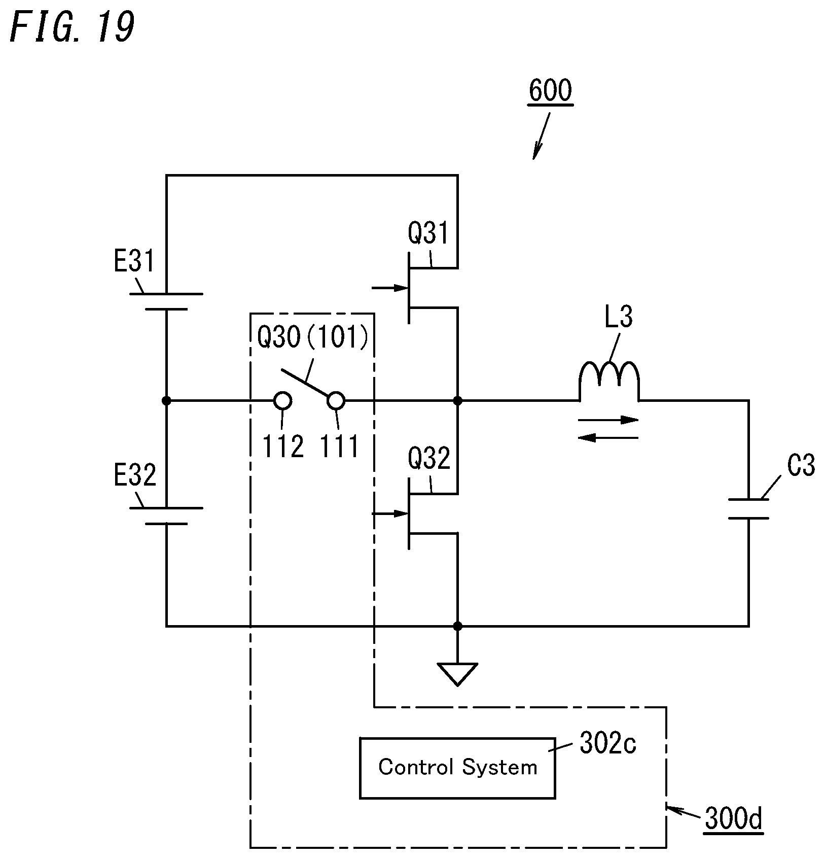 Patent US12126274 Figure 19 – Bidirectional switch, electrical device, and multi-level inverter