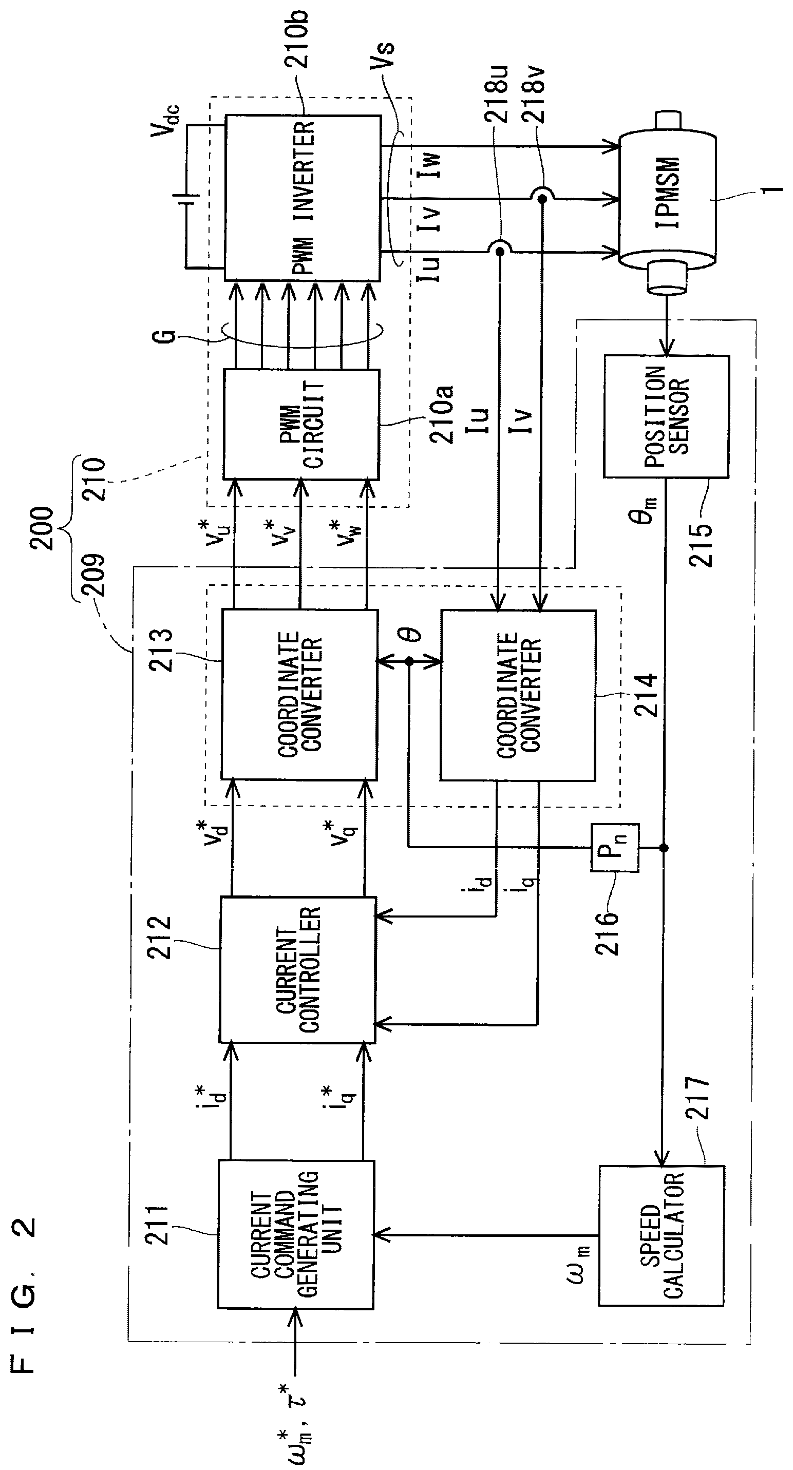 Patent US12126282 Figure 2 – Inverter control method and motor control device