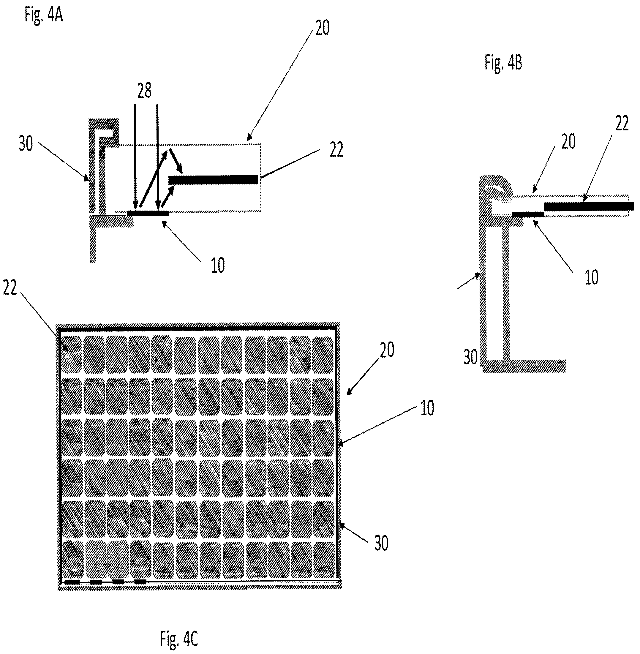 Patent US12126300 Figure 3 – Light management systems for optimizing performance of bifacial solar module